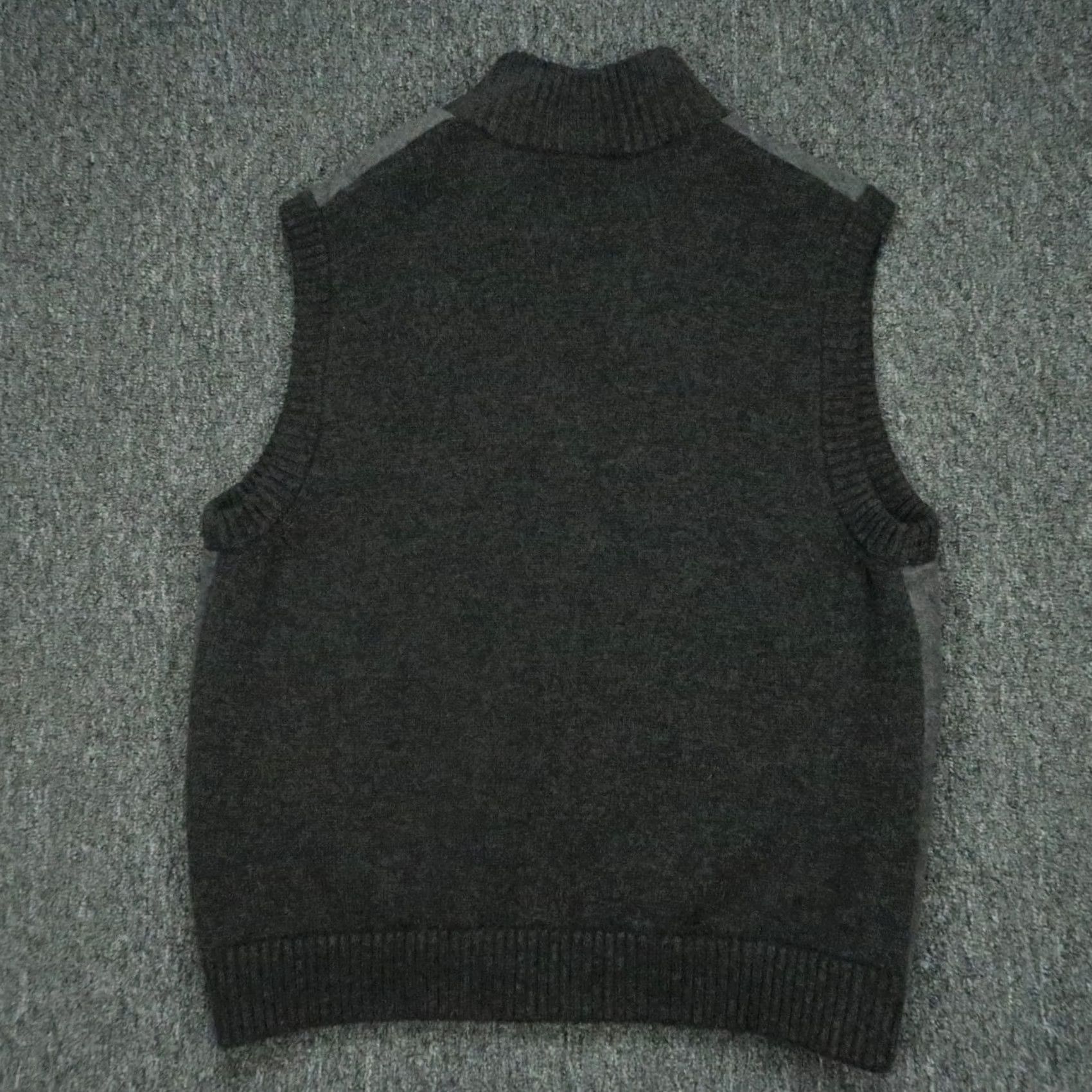 Neiman Marcus VINTAGE Neiman Marcus Vest Men XL Gray Wool Cashmere Full Zip Pockets Sweater VTG Size US XL / EU 56 / 4 - 5 Thumbnail
