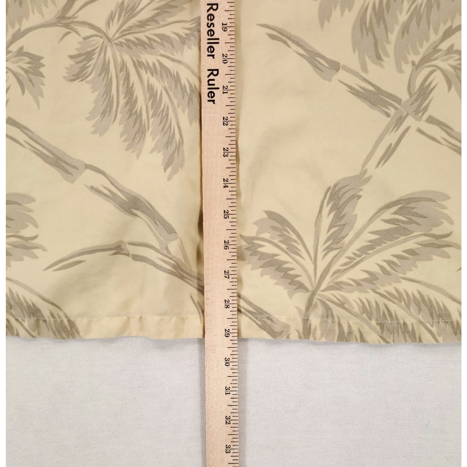 Tori Richard Tori Richard Camp Shirt Mens L Silk Yellow Hawaiian Palm Trees Short Sleeve Button-Up Size US L / EU 52-54 / 3 - 5 Thumbnail