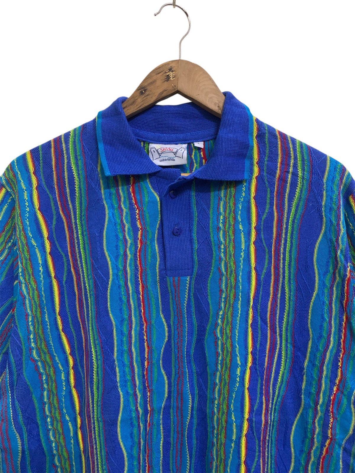 Japanese Brand Swag Australia Style Coogi 3D Polo Shirt Size US L / EU 52-54 / 3 - 4 Thumbnail