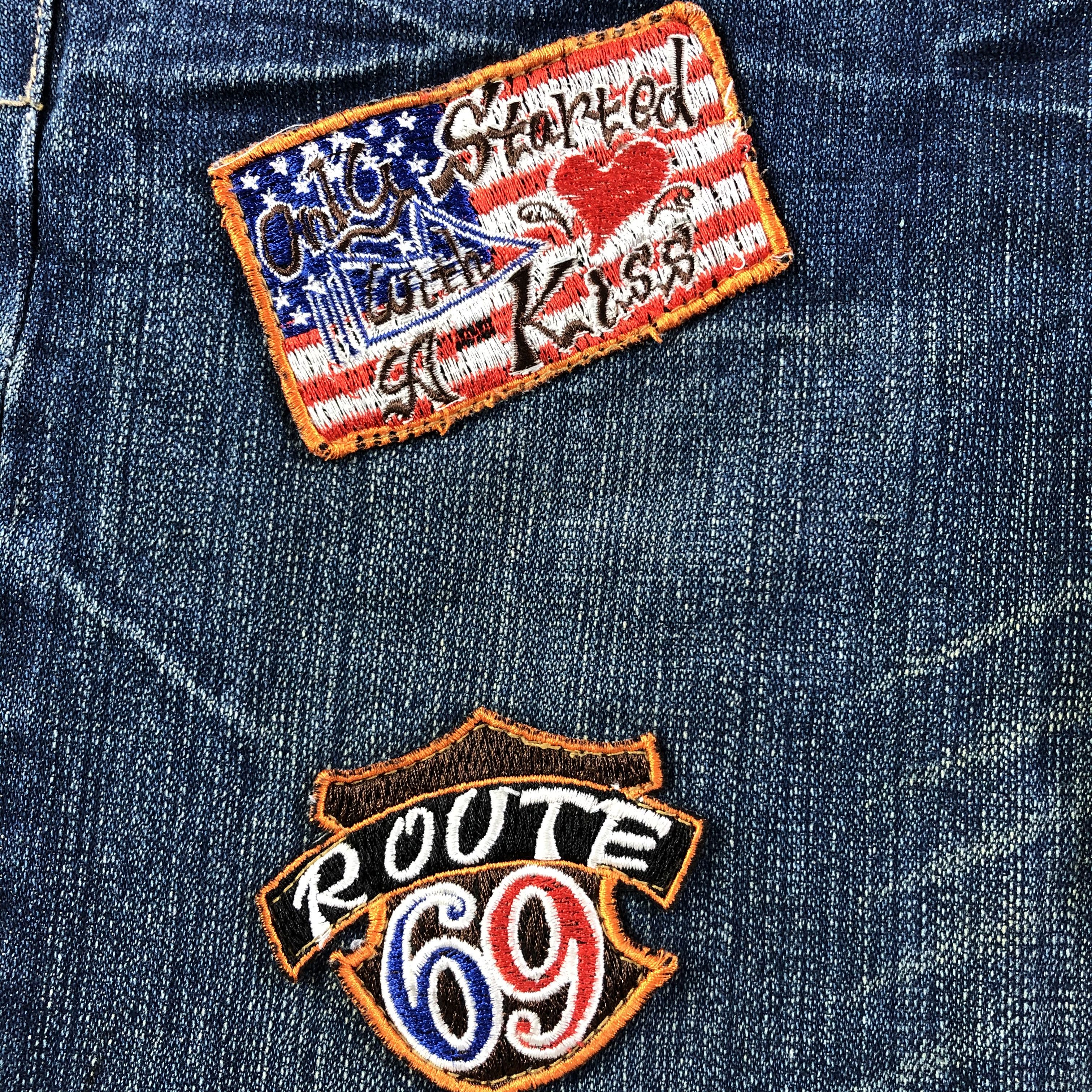 Japanese Brand Japanese Brand Point Loma Jeans Patchwork Denim KJ2299 Size US 32 / EU 48 - 8 Thumbnail