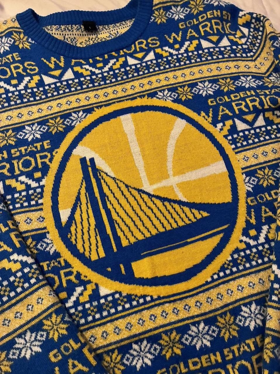 NBA Officially Licensed NBA Golden State Warriors Sweater Size US L / EU 52-54 / 3 - 3 Thumbnail