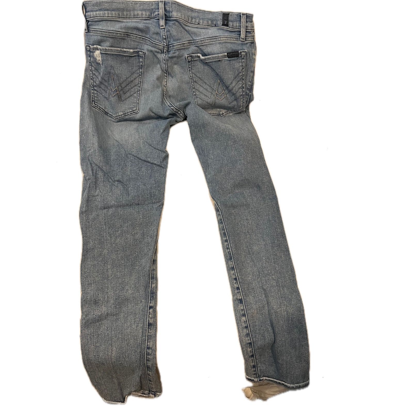7 For All Mankind 7 For all Mankind Slim Straight Luxe Sport Jeans Mens 32x32 Size US 32 / EU 48 - 2 Thumbnail