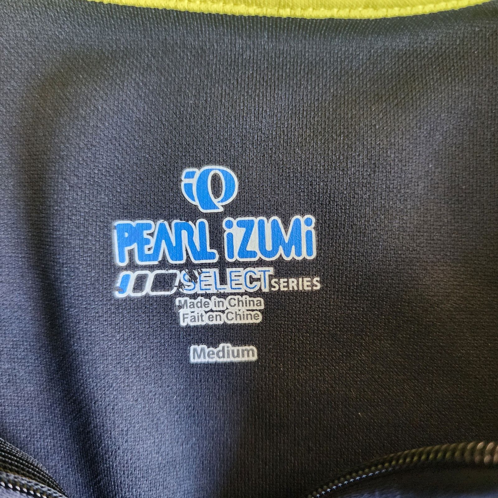 PEARL iZUMi Men's Pearl Izumi Black Yellow Bike Shirt M Zip Size US M / EU 48-50 / 2 - 5 Thumbnail
