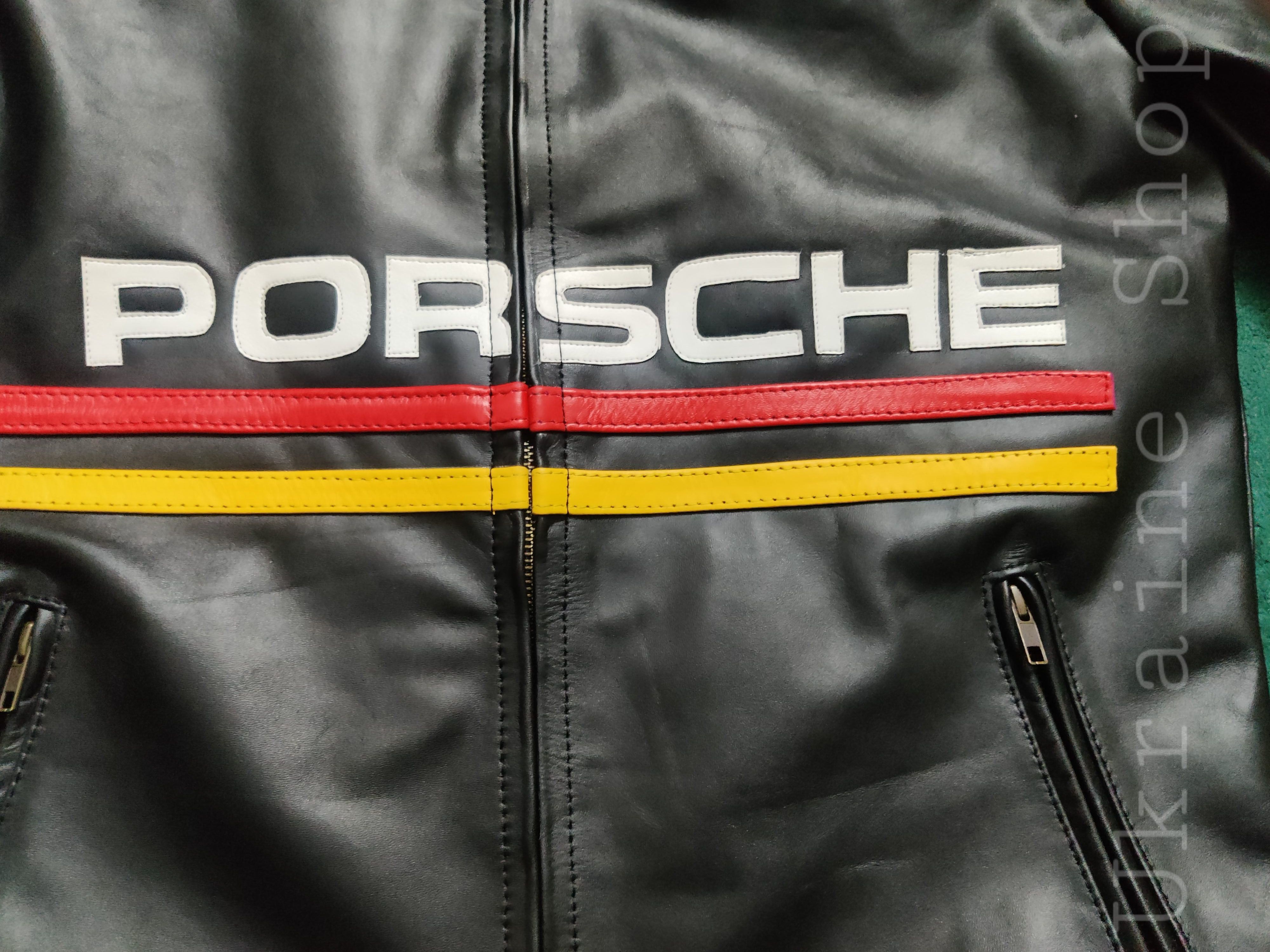 Other Porsche Rare Vintage Leather Jacket Size US M / EU 48-50 / 2 - 4 Thumbnail