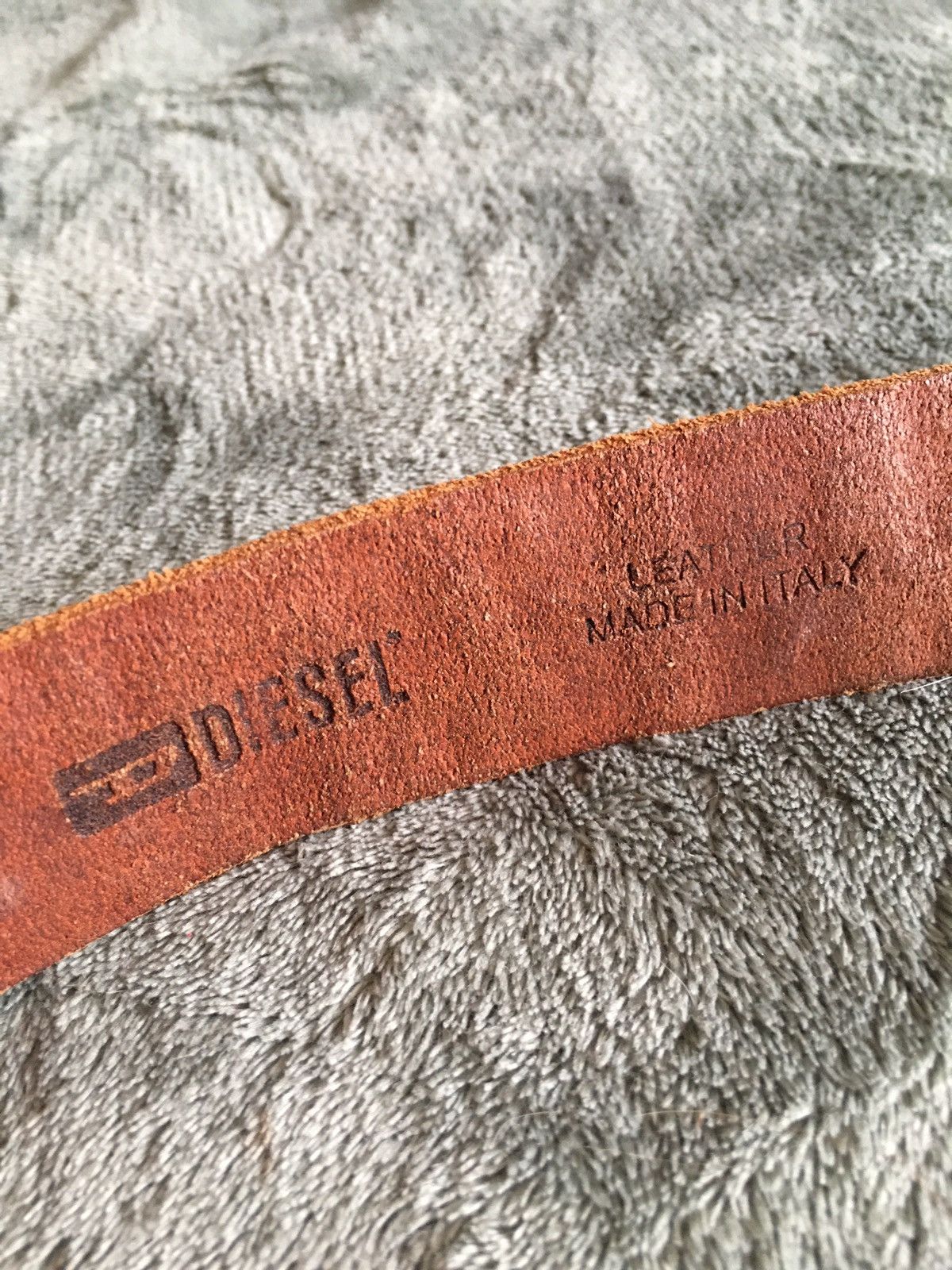 Diesel × Japanese Brand DIESEL Designer Leather Italy Belt Size 85 cm 34 in Size 28 - 8 Thumbnail