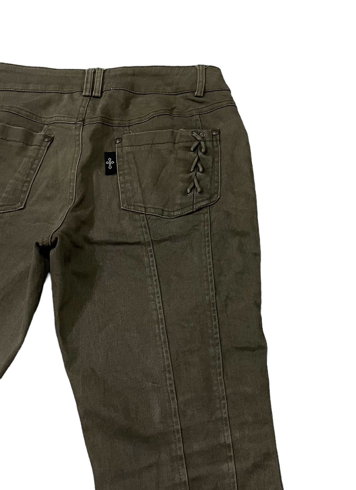 Le Grande Bleu (L.G.B.) Vintage Ozz Croce Kinky Seditionaries Stretchable Pants Size 29" - 10 Thumbnail