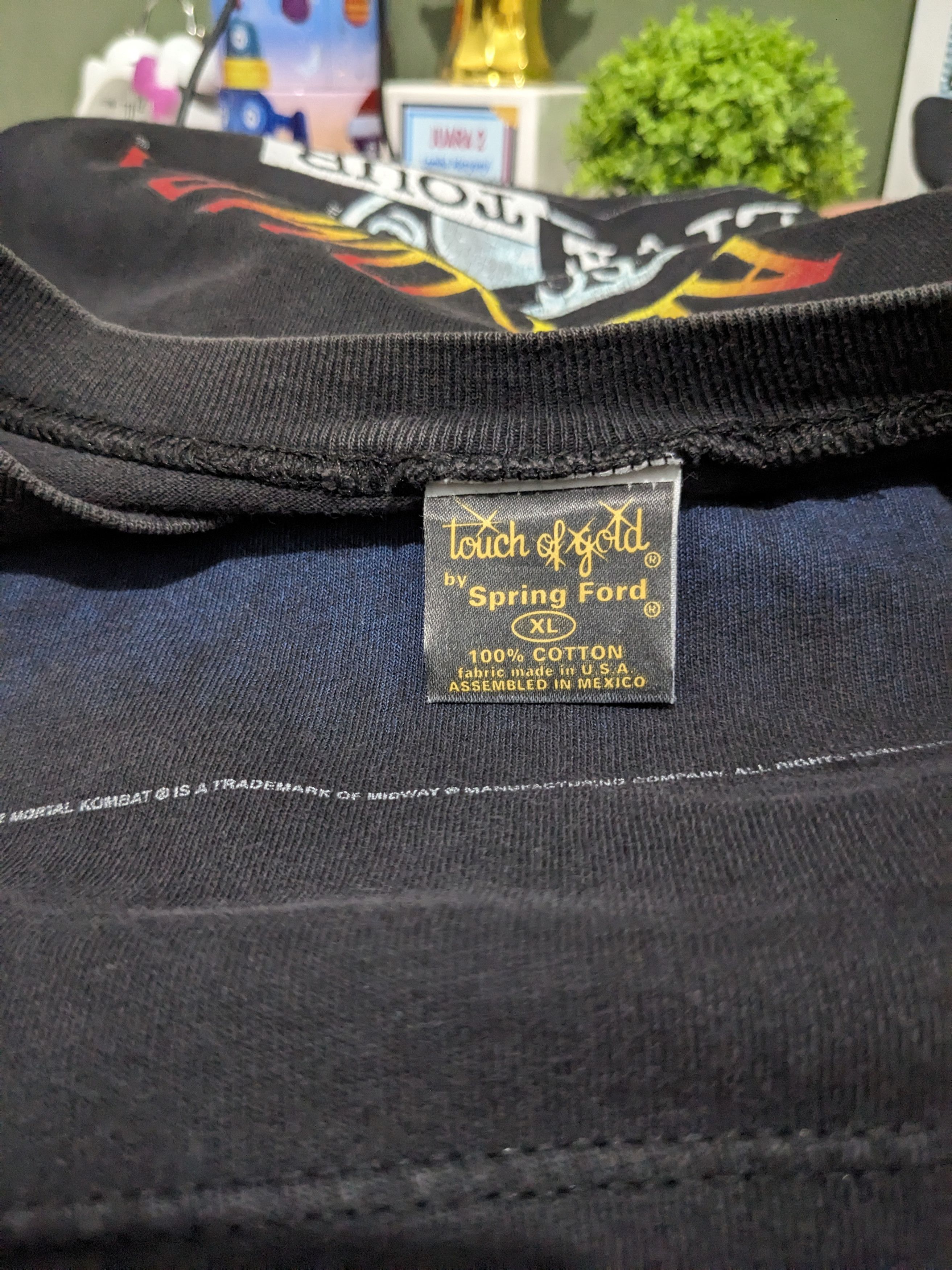 Vintage Vintage Mortal Kombat 1992 T-shirt Size US XL / EU 56 / 4 - 4 Thumbnail