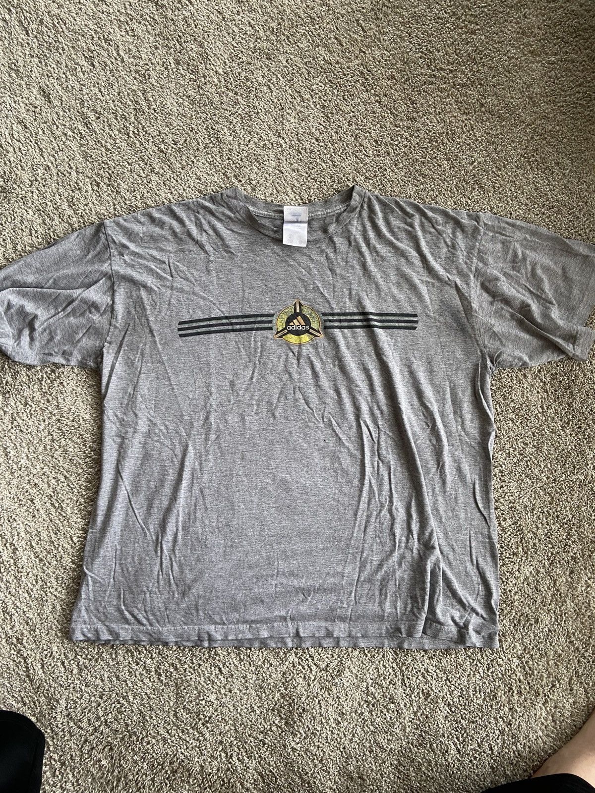 Adidas × Vintage 2000s Adidas Tee Size US XXL / EU 58 / 5 - 1 Thumbnail