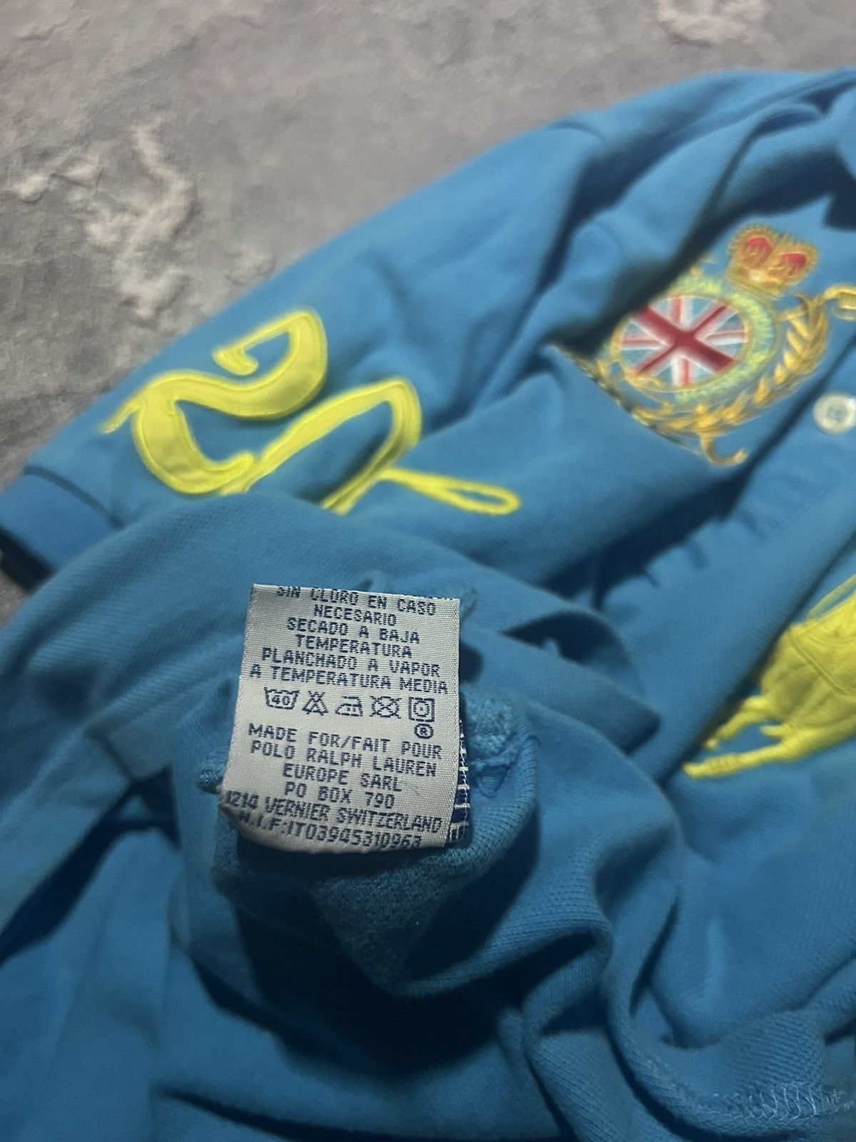 Ralph Lauren Vintage 90s Ralph Lauren Polo Tee London Chief Keef Big Pony Size US XL / EU 56 / 4 - 10 Thumbnail