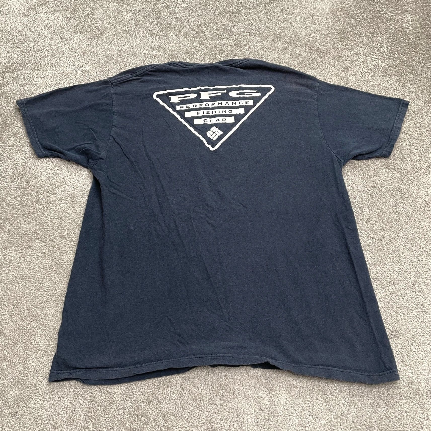 Vintage Columbia PFG T-Shirt Mens Large Blue Crew Neck Short Sleeve Casual Tee Size US L / EU 52-54 / 3 - 2 Thumbnail