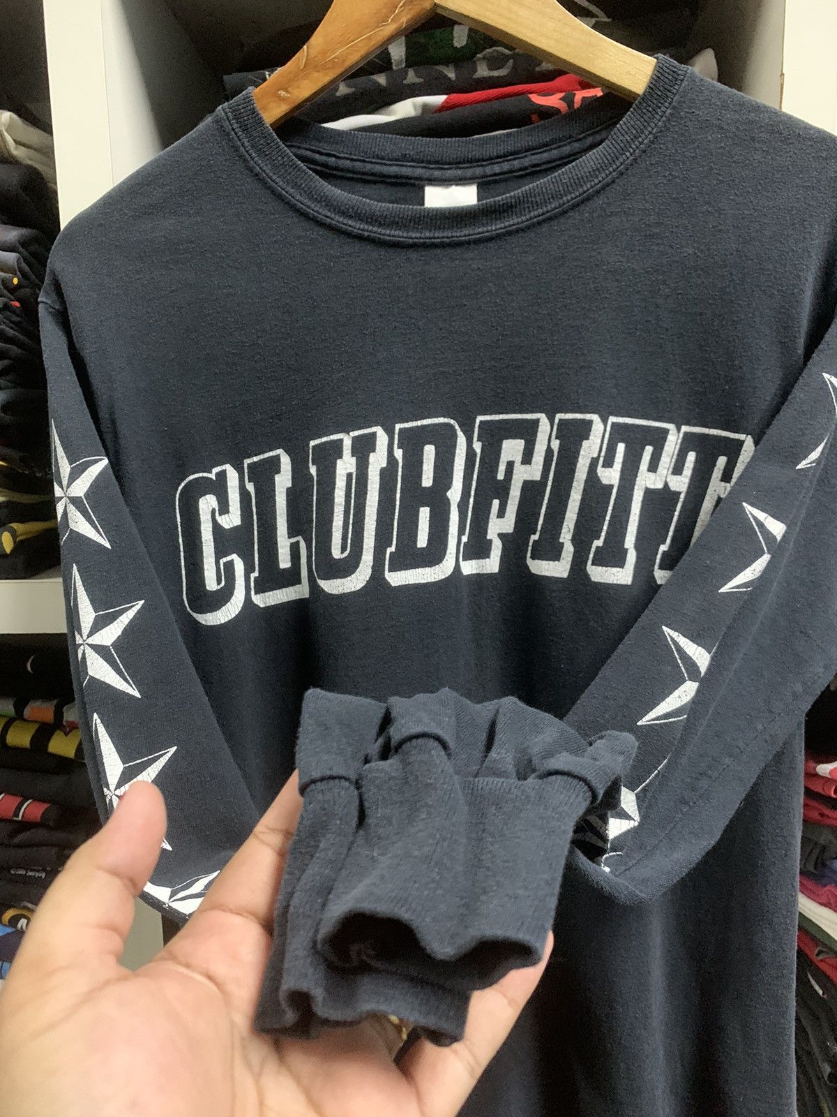 Gildan × Vintage Vintage Clubfitt Long Sleeve Shirt Size US S / EU 44-46 / 1 - 6 Thumbnail