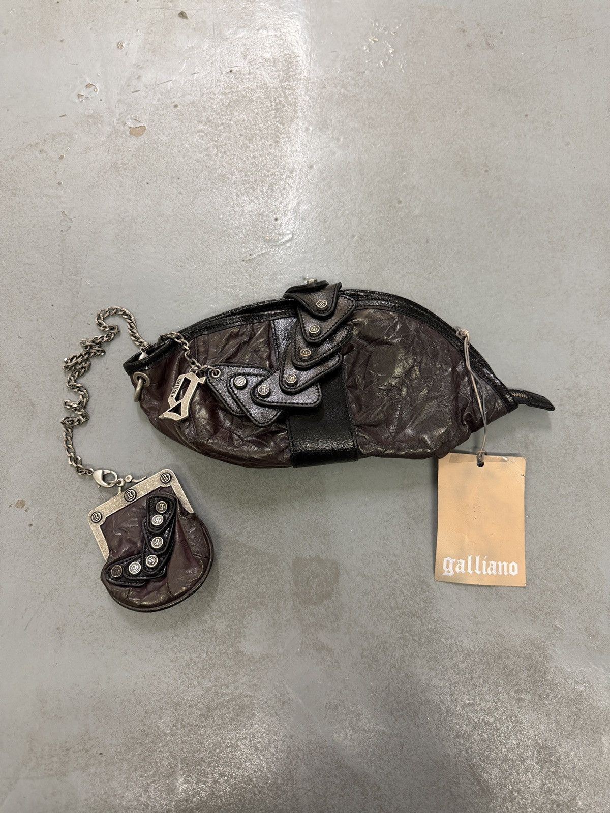 John Galliano John Galliano Studded Vintage Handbag / Clutch Size ONE SIZE - 1 Thumbnail