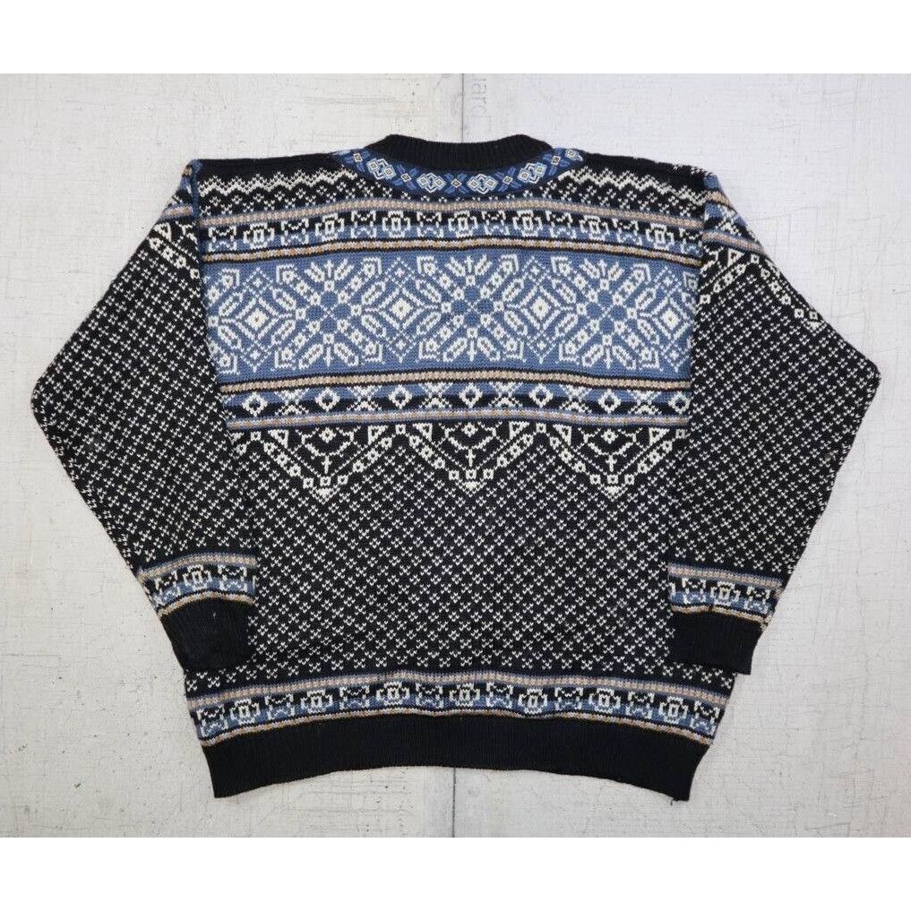 Vintage Vintage 70s Norwear Womens Geometric Long Sleeve 100% Wool M Size M / US 6-8 / IT 42-44 - 6 Thumbnail