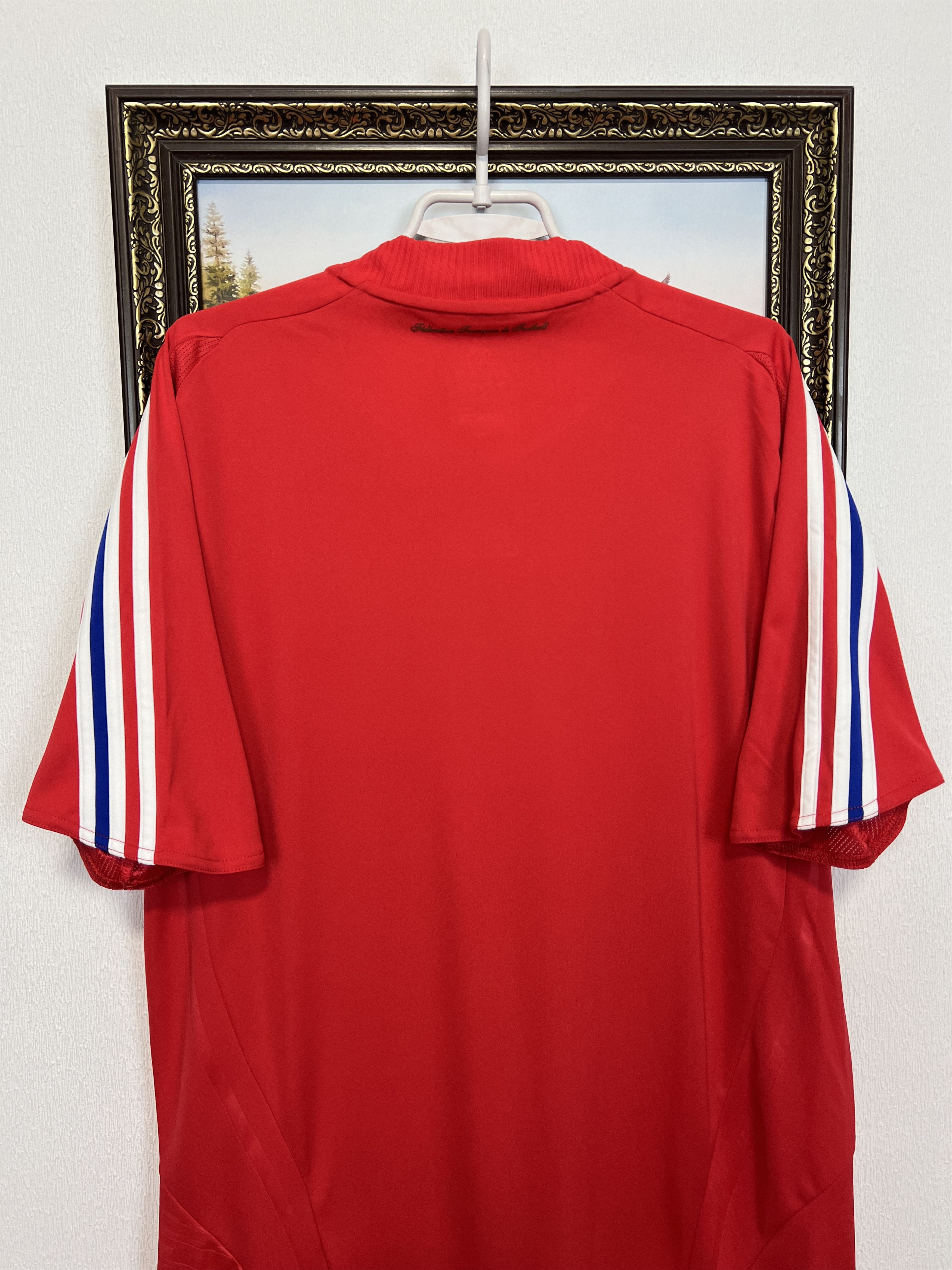 Adidas France Away football shirt Soccer Jersey National Trikot Size US L / EU 52-54 / 3 - 9 Thumbnail