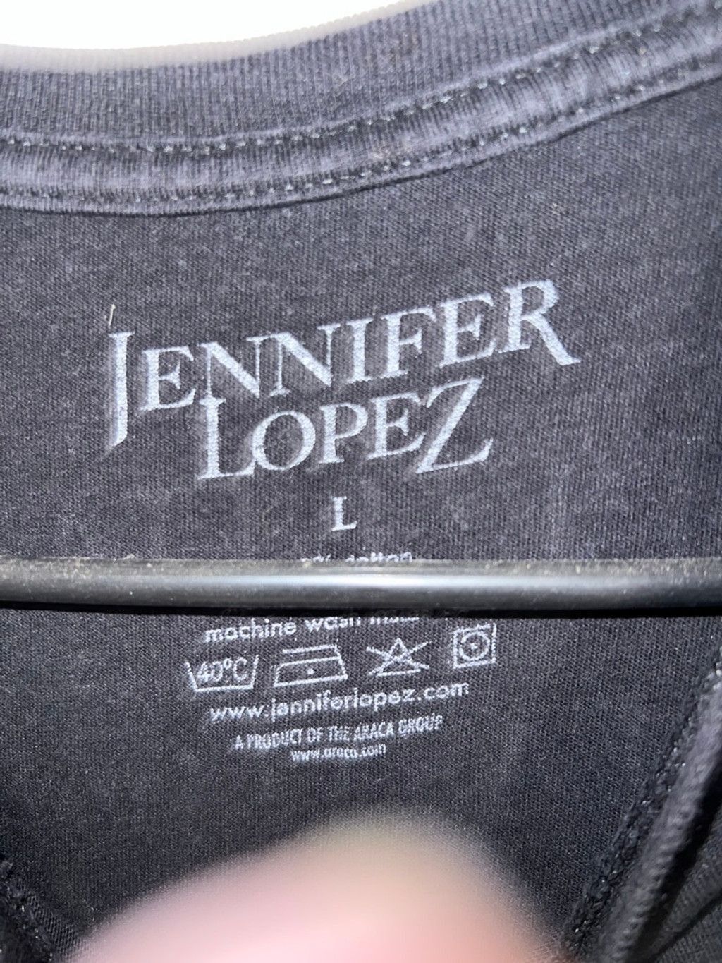 Jennifer Lopez Women's Jennifer Lopez Black & White Short Sleeve Tee L Size L / US 10 / IT 46 - 3 Thumbnail