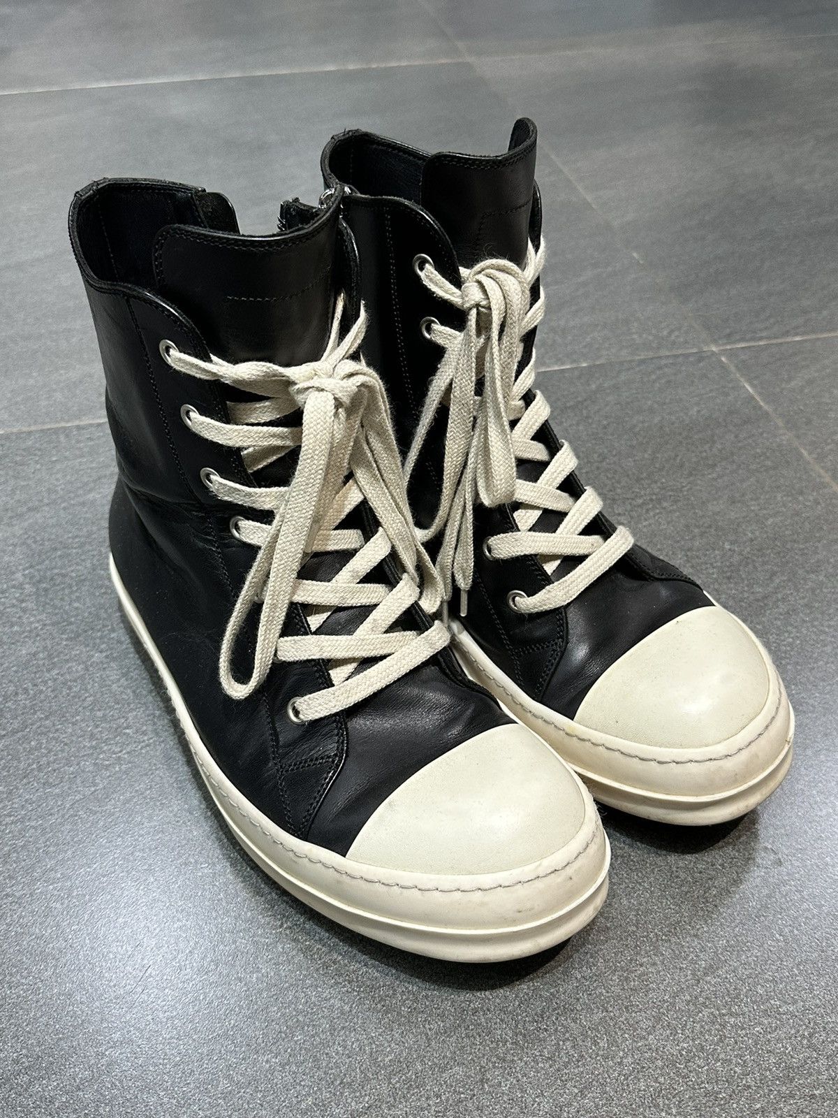 Rick Owens Rick Owens High Top Sneakers Size US 7 / EU 40 - 1 Thumbnail