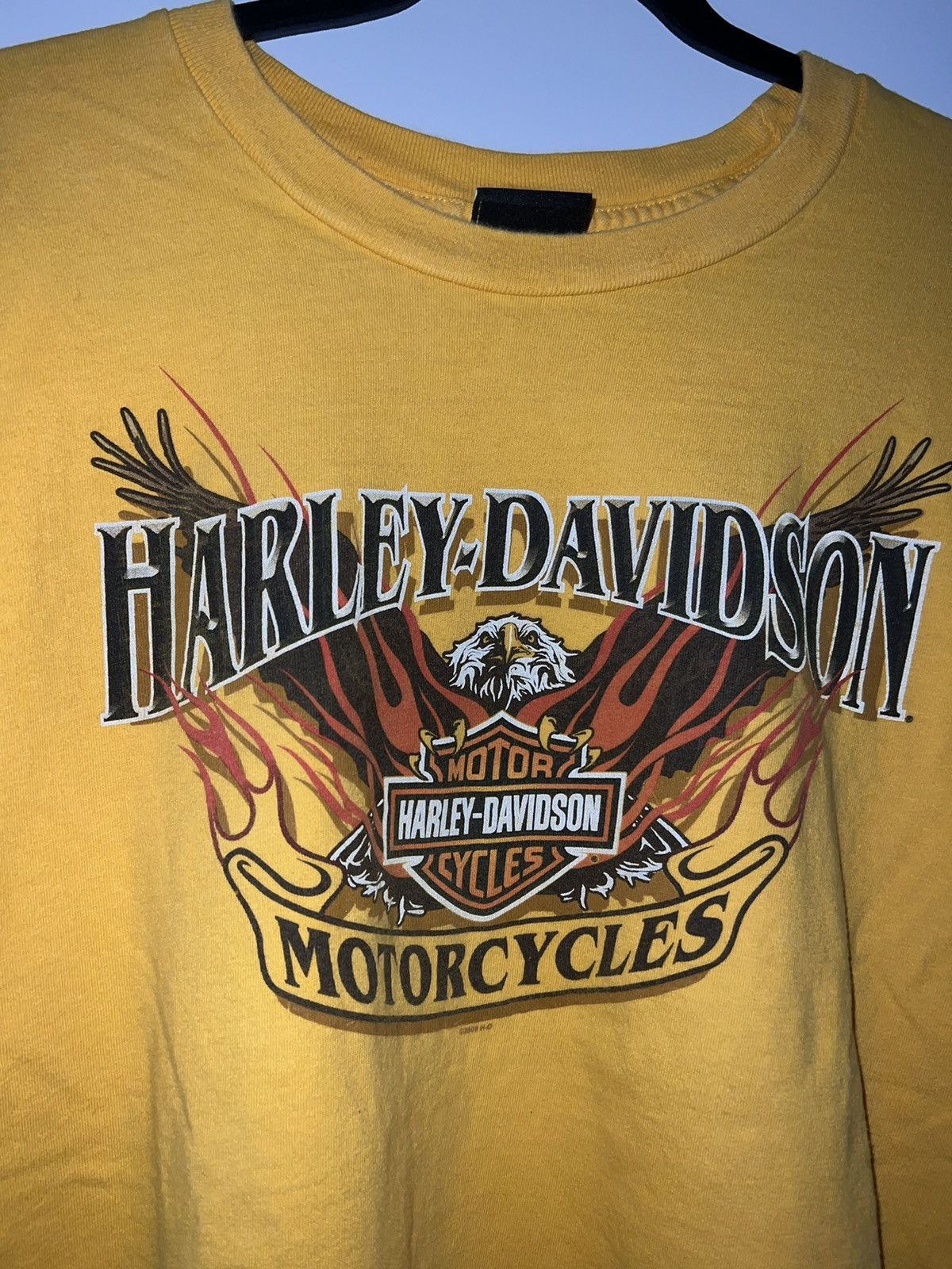 Harley Davidson × Vintage Vintage Harley Davidson Eagle T-Shirt Size US XXL / EU 58 / 5 - 4 Thumbnail