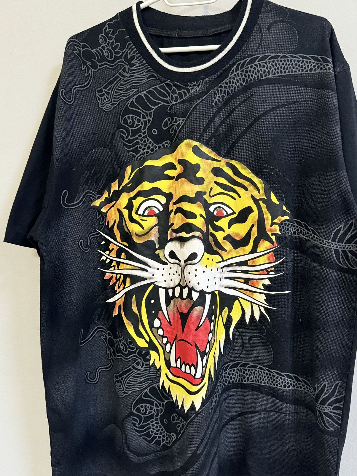 Ed Hardy × Japanese Brand × Vintage Snoop Dogg Ed Hardy Japan Avant Garde tatto style overprint Size US L / EU 52-54 / 3 - 4 Thumbnail