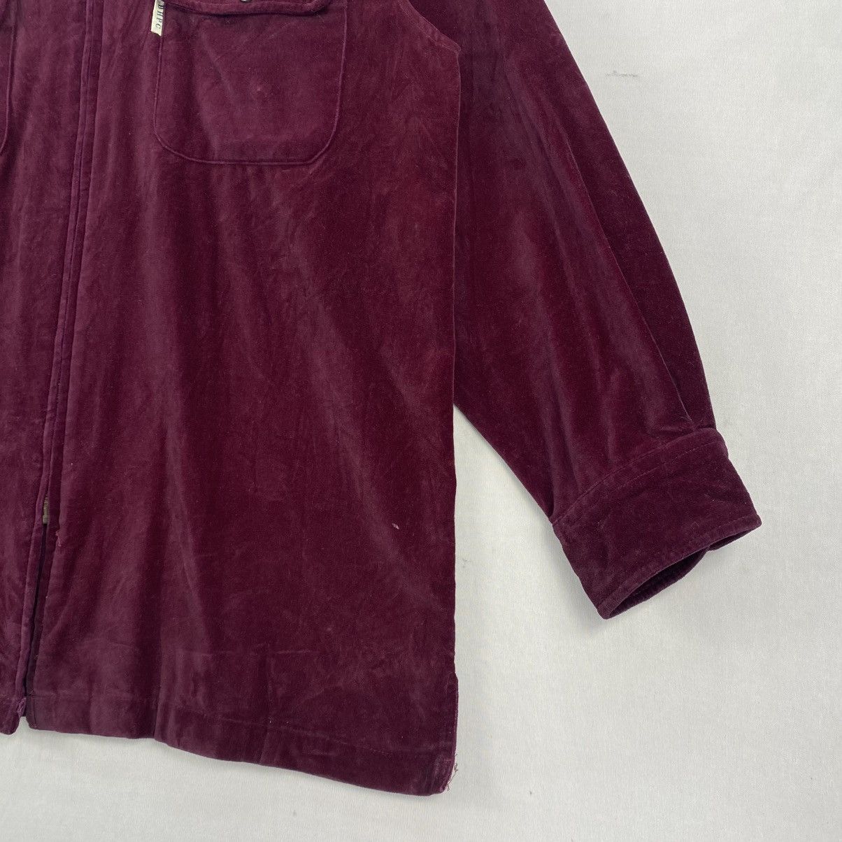 Beverly Hills Polo Club Vintage Beverly Hills Club Velvet Flannel Zipper Jacket Size US M / EU 48-50 / 2 - 3 Thumbnail