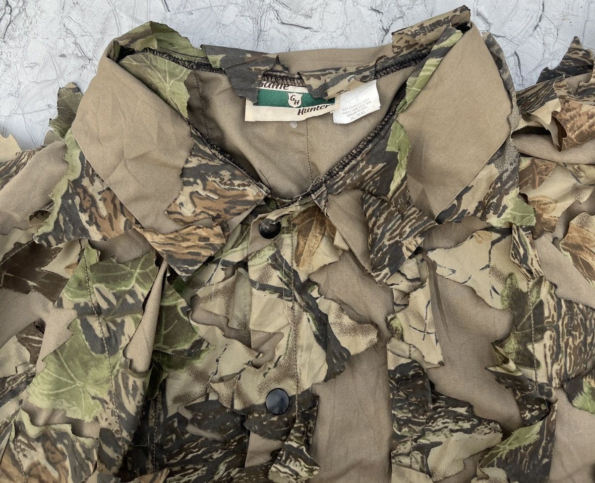 Vintage Game Hunter 3D Leafy Ghillie Suit Shacket