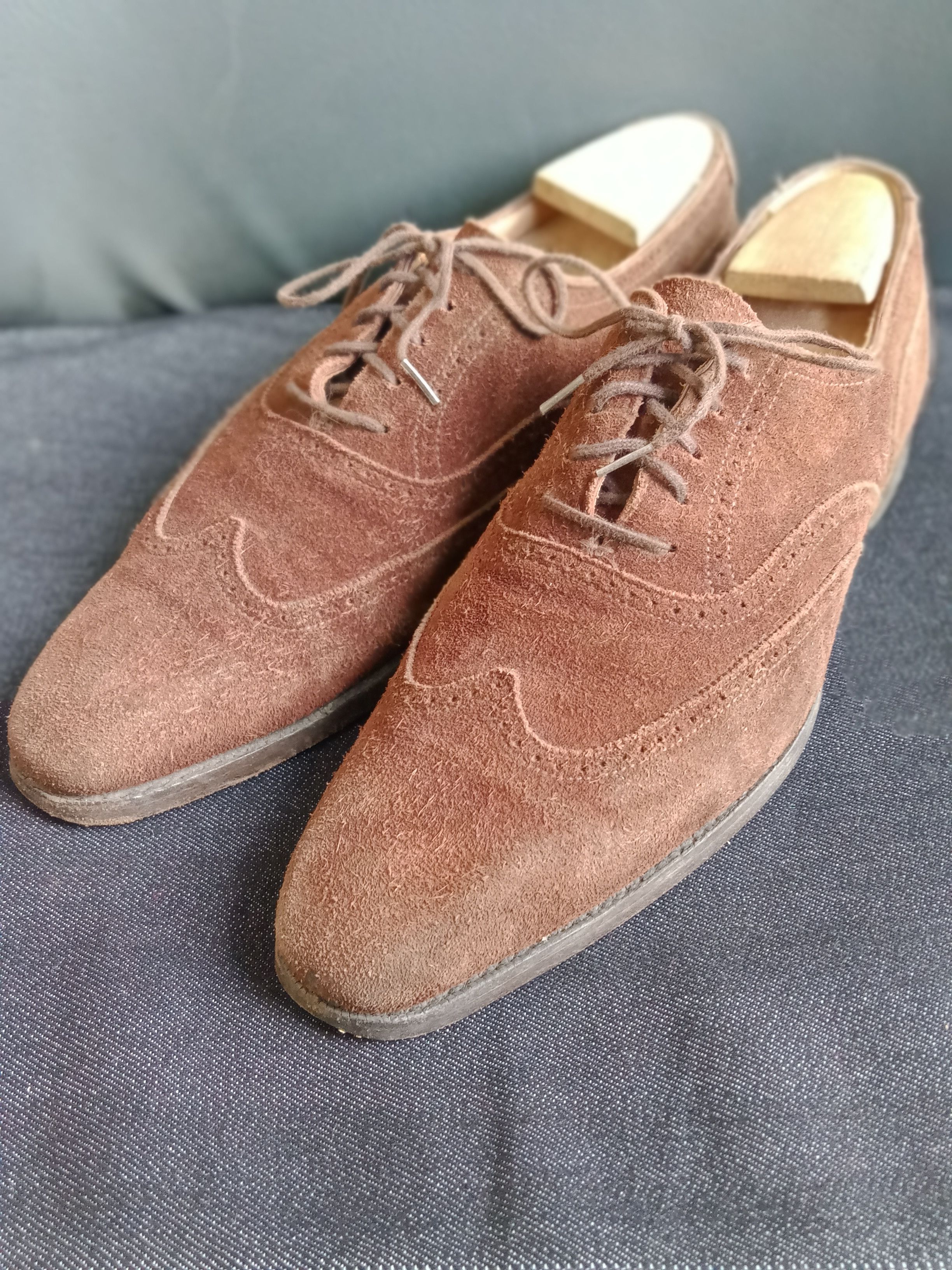 Crockett & Jones Drummond 5056 Wingtip Full Brogue Size 7½ D in Brown, Men's (Size 8.5) — image 2 of 6