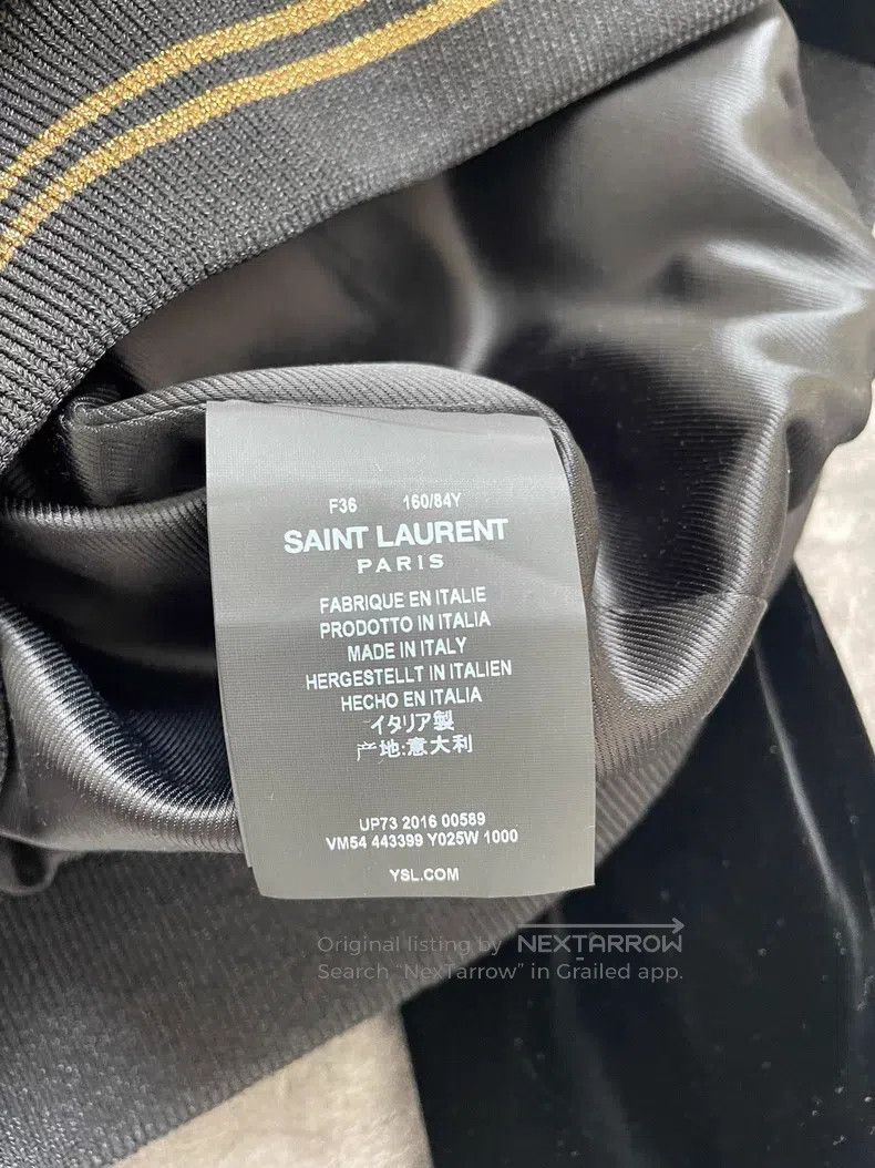 Saint Laurent Paris Saint Laurent Paris Black Velvet Hollywood Limited Edition Size XS / US 0-2 / IT 36-38 - 4 Thumbnail