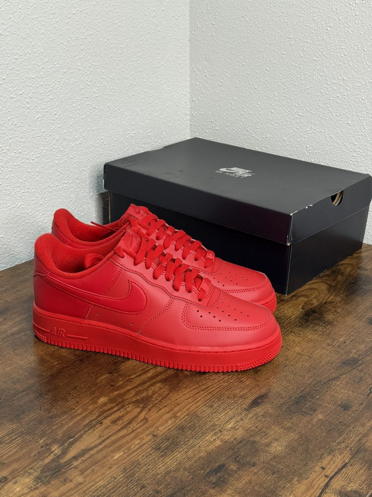 Nike Nike Air Force 1 Low Triple Red | Grailed