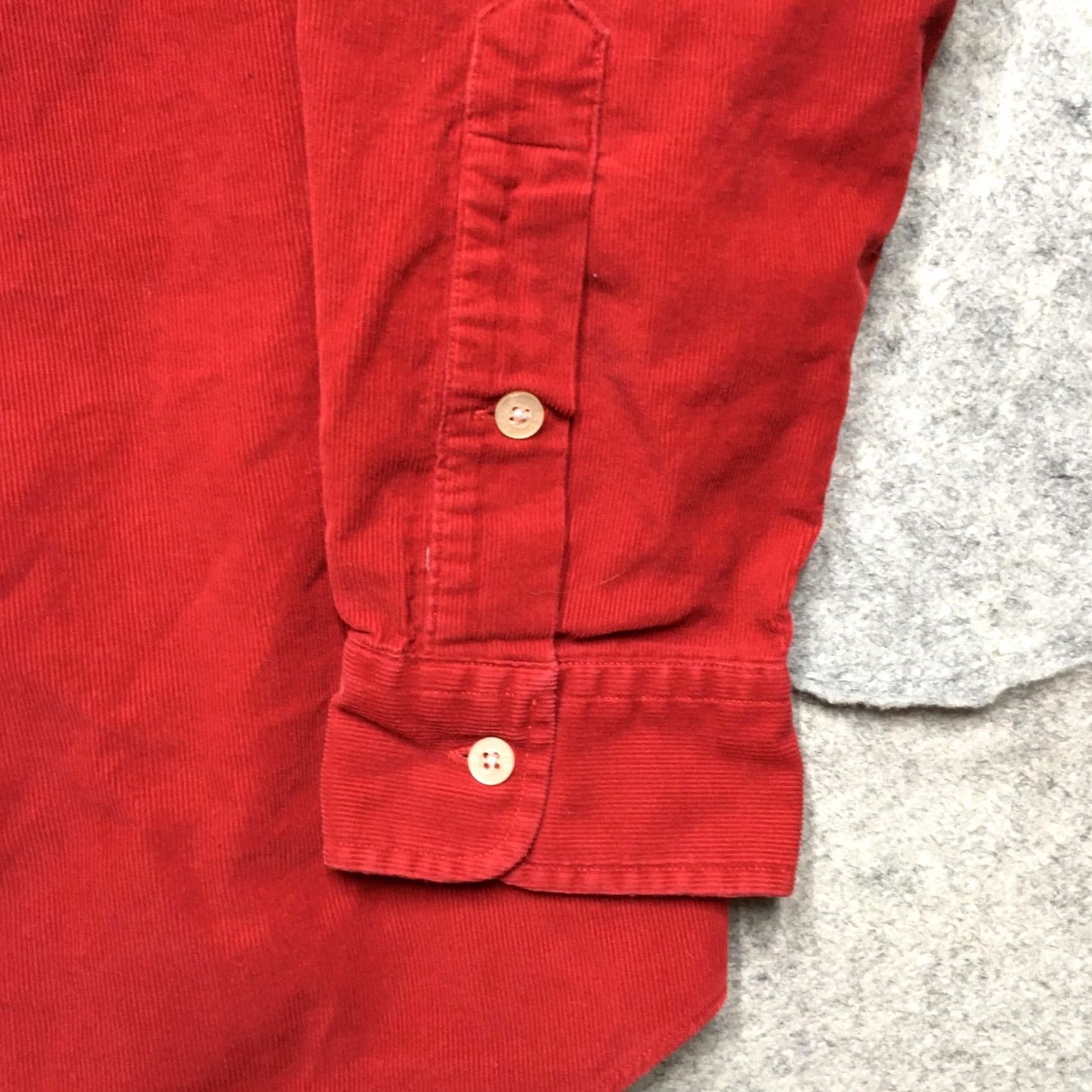 Ralph Lauren Ralph Lauren Golf Corduroy Shirt Mens Large Red Tilden Button Down Long Sleeve Size US L / EU 52-54 / 3 - 2 Thumbnail