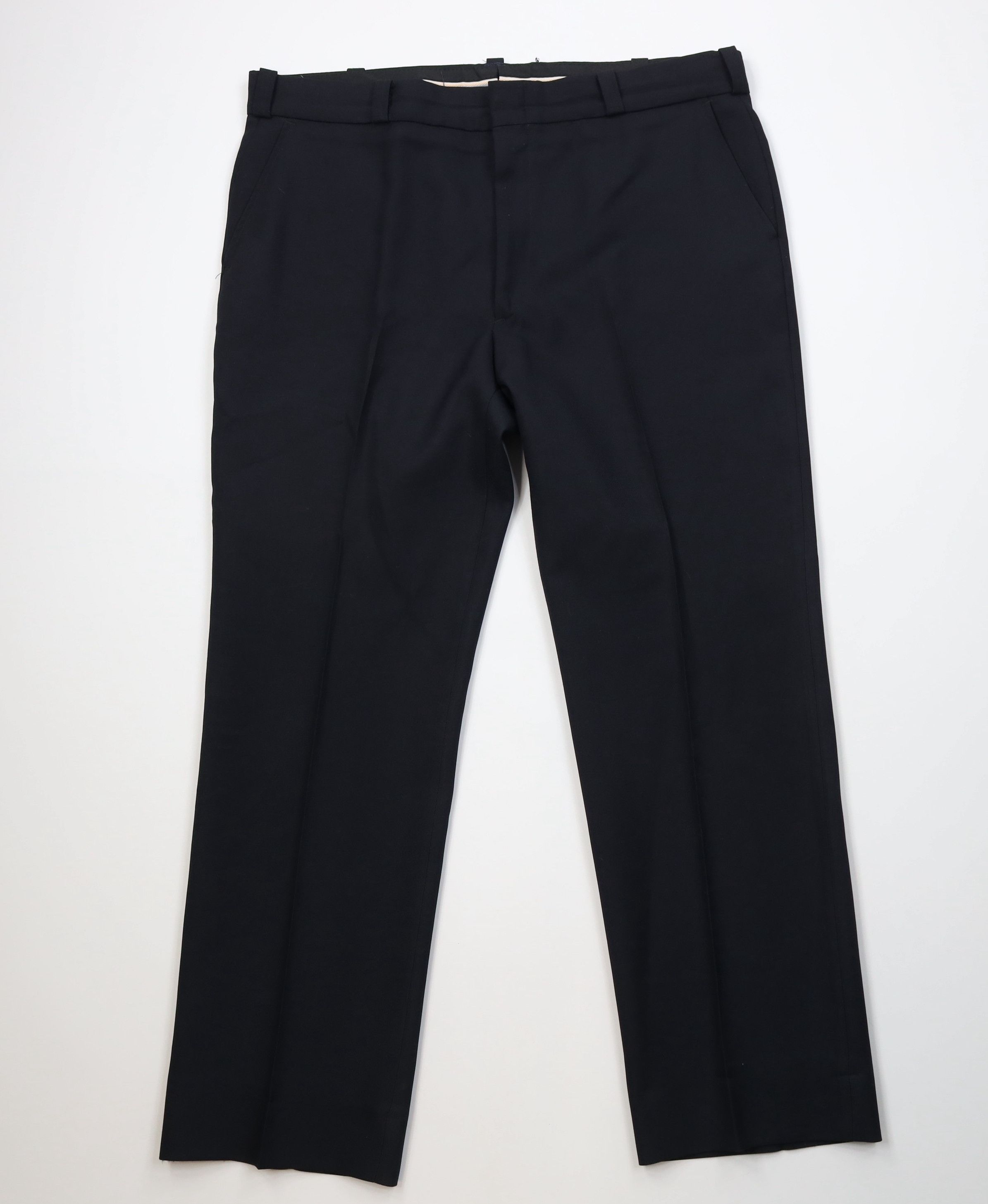 Vintage Vintage 90s Streetwear Flared Wide Leg Chino Pants Blue USA Size US 42 / EU 58 - 1 Thumbnail