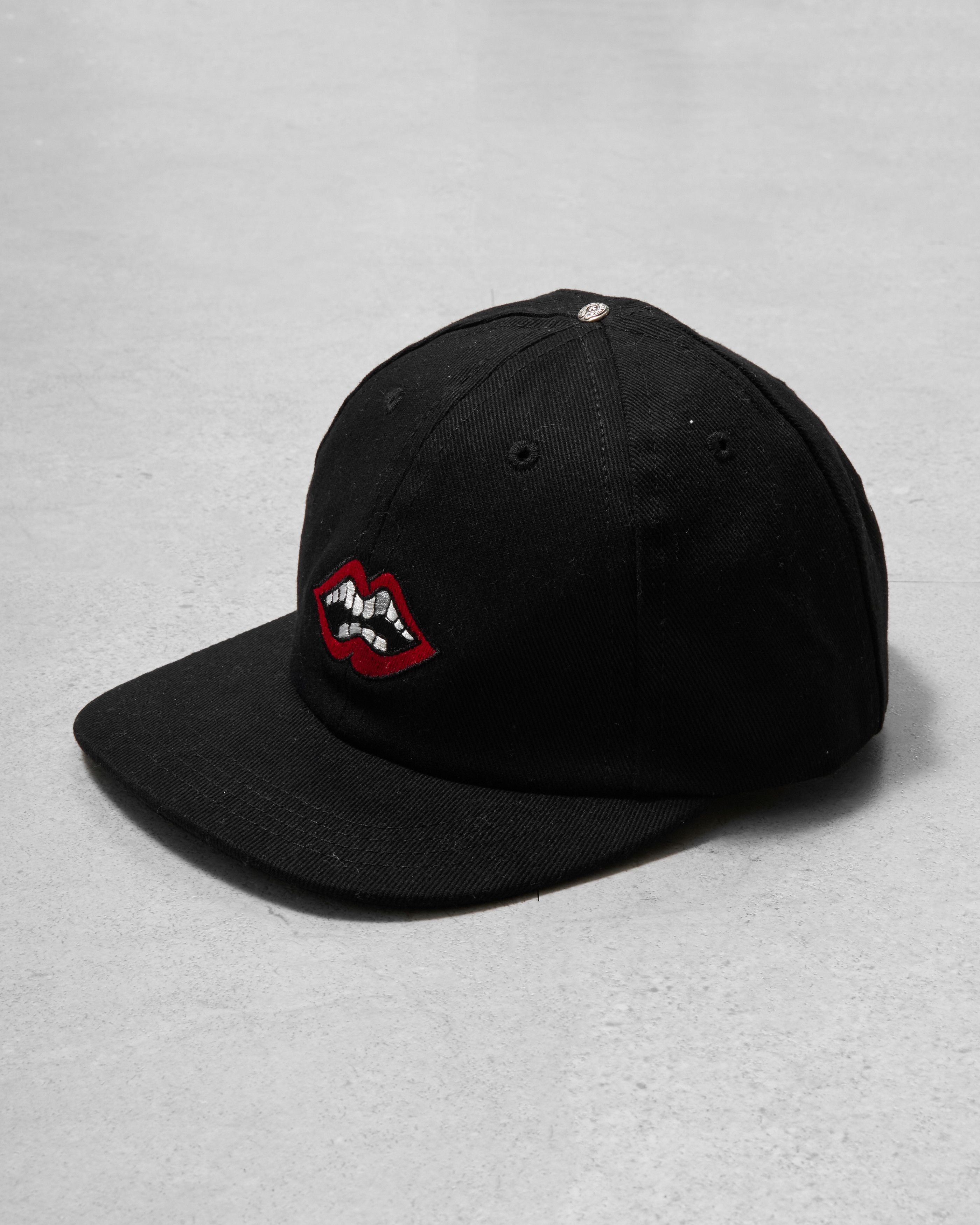 Chrome Hearts CHROME HEARTS Matty Boy Chomper Leather Strapback Hat BLACK Size ONE SIZE - 2 Thumbnail