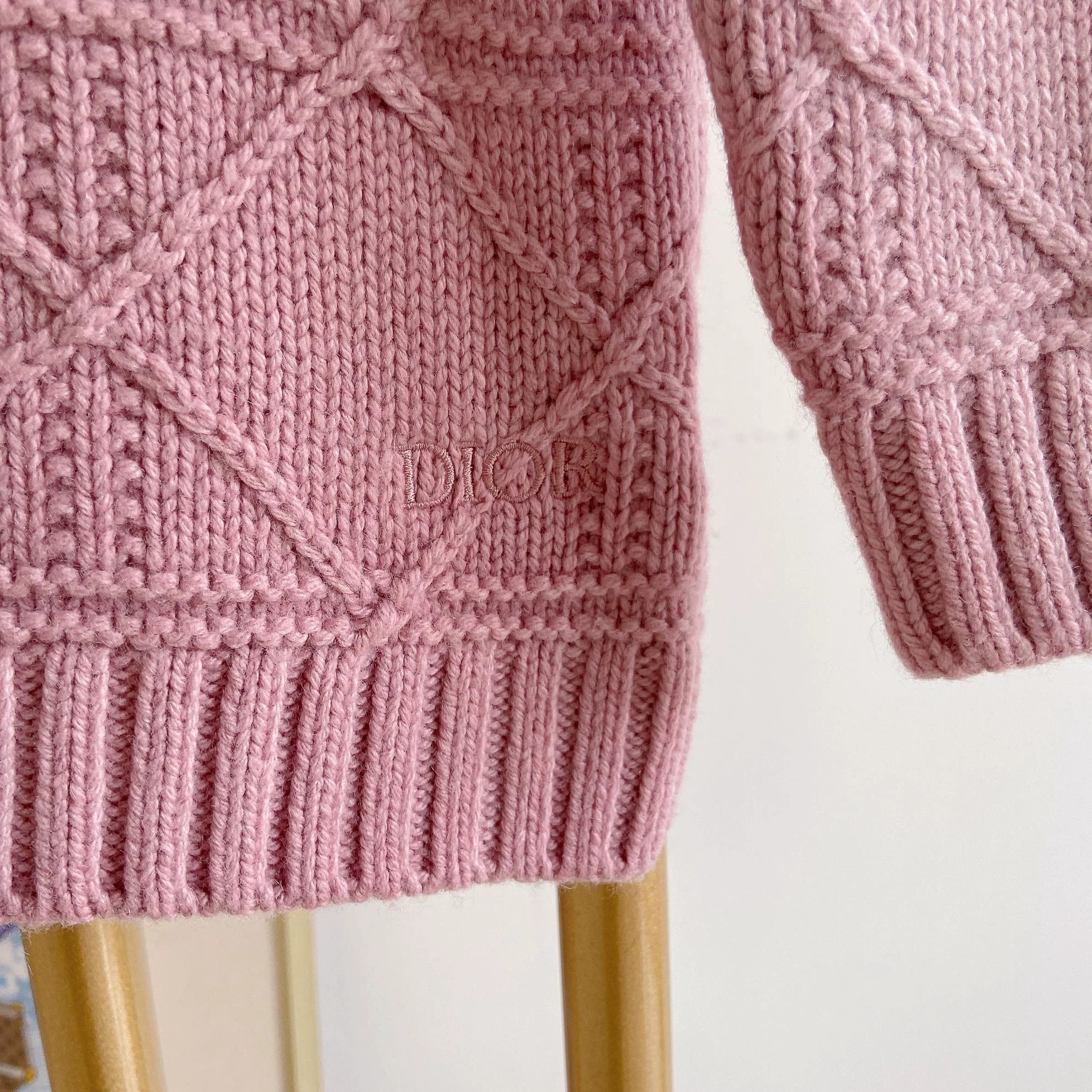Christian Dior Monsieur Christian Dior Pink Gradient Sweater 5 Size XXL / US 16-18 / IT 52-54 - 5 Thumbnail
