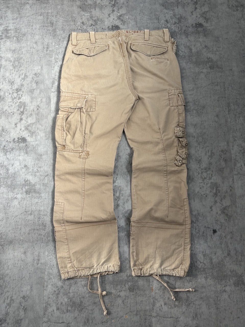 Polo Ralph Lauren Polo Ralph Lauren Vintage Paratrooper Military Pant Cargo Size US 33 - 3 Thumbnail