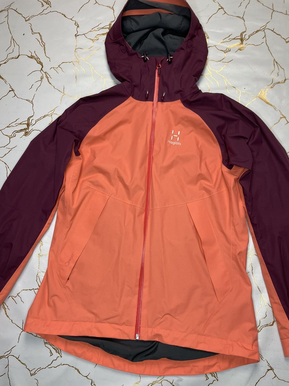Haglofs Haglofs Women Orange Burgundy Full Zip Esker Jacket Medium Size M / US 6-8 / IT 42-44 - 2 Thumbnail