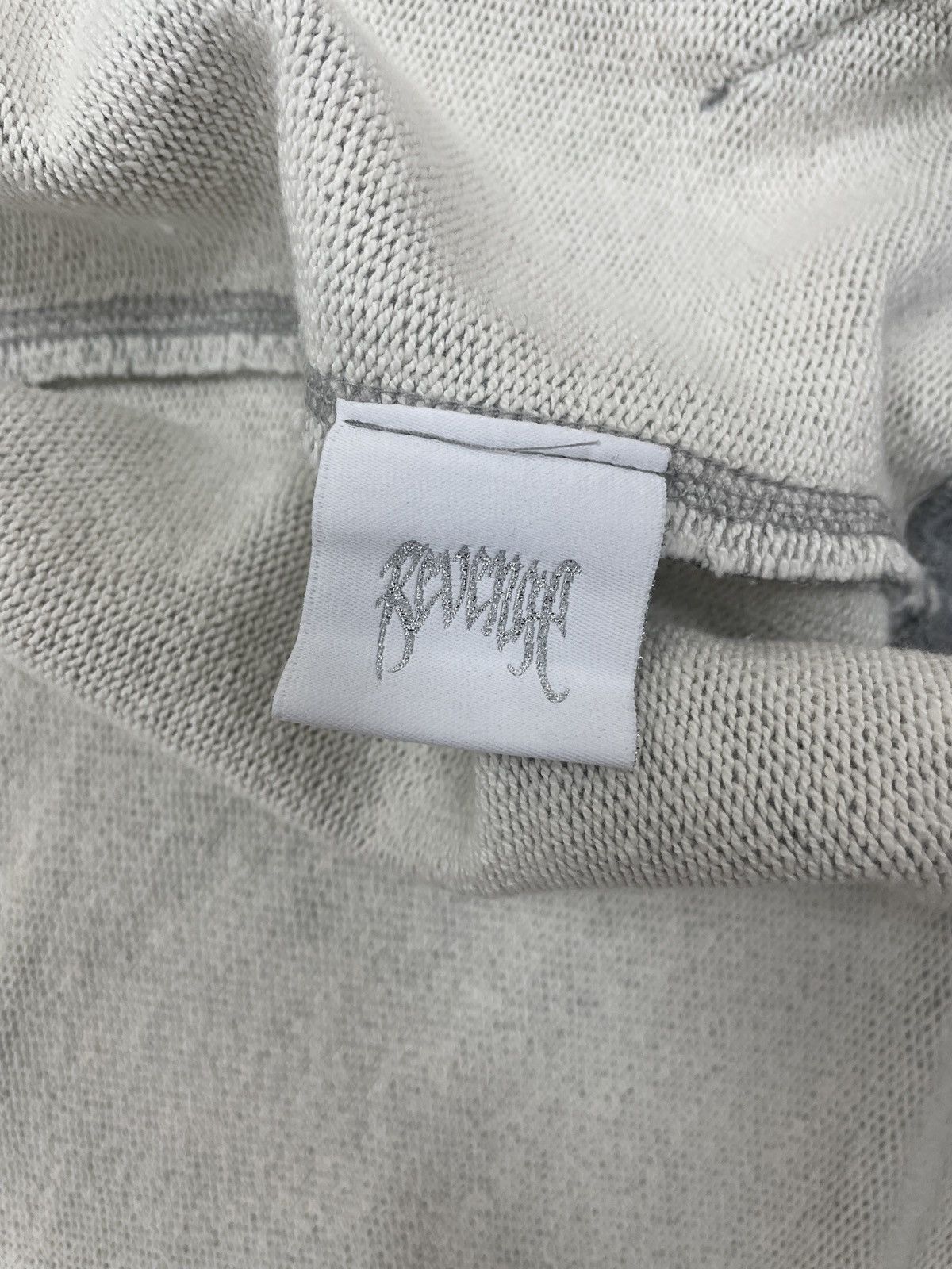 Revenge Revenge Grey Embroidered Full Zip Hoodie Size US L / EU 52-54 / 3 - 6 Thumbnail