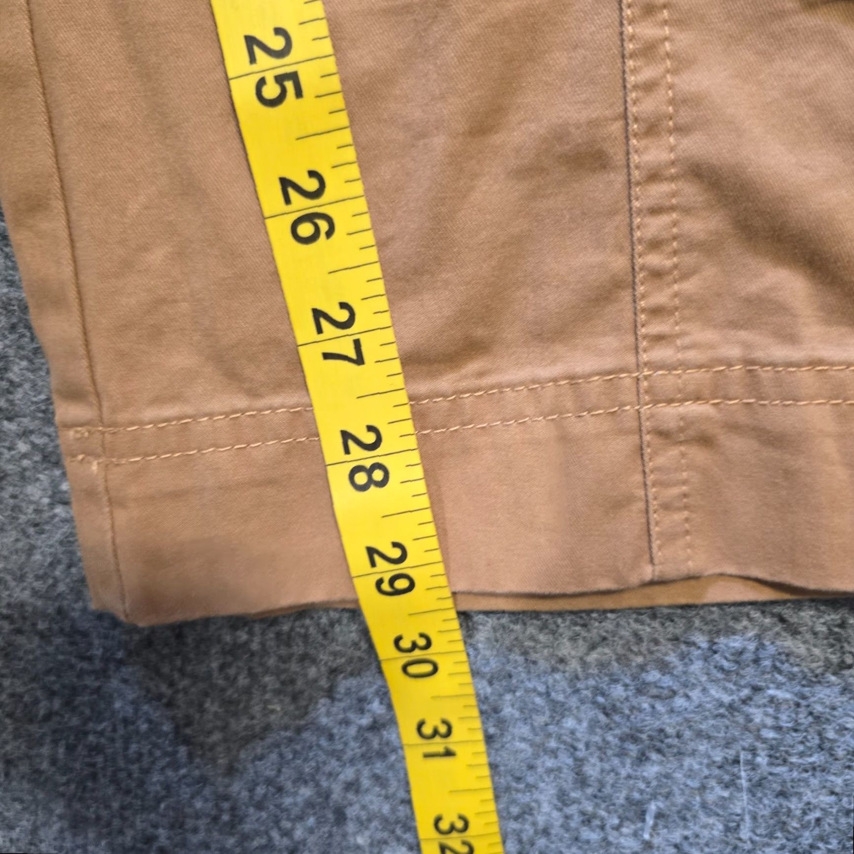 Abercrombie & Fitch Abercrombie & Fitch Pants Womens Size 25 Brown Cargo Canvas Straight Leg Casual Size 42" / US 20 - 7 Thumbnail
