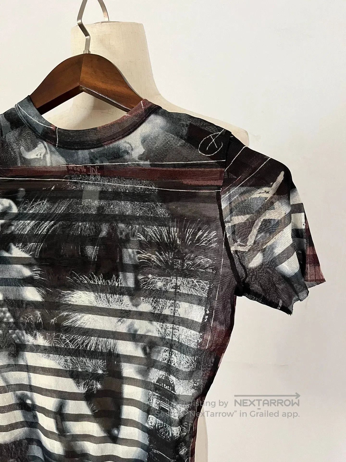 Jean Paul Gaultier Jean Paul Gaultier Mesh Portrait Top. Size S / US 4 / IT 40 - 4 Thumbnail