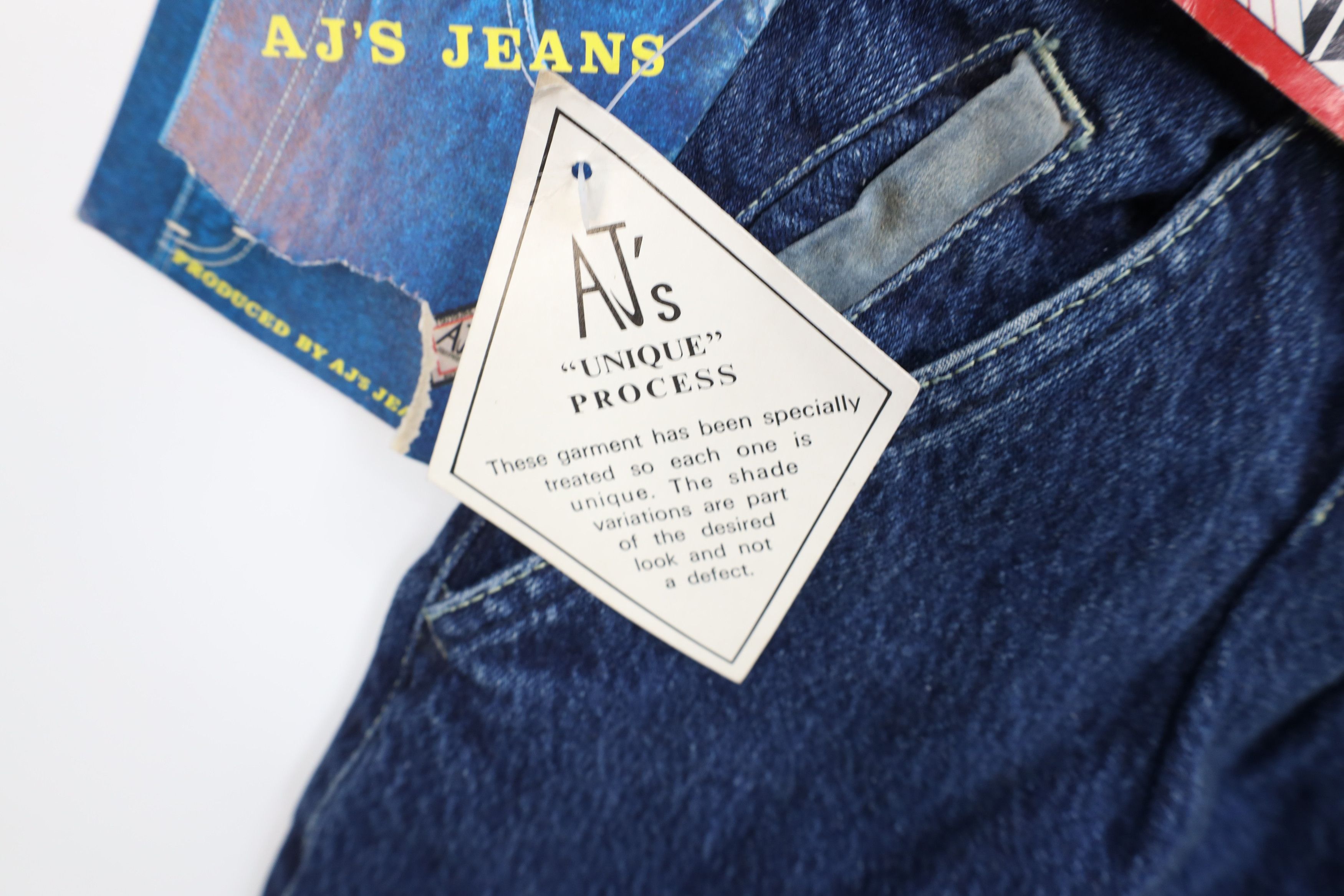 Vintage Deadstock Vintage 90s Streetwear High Waist Denim Jeans Size US 32 / EU 48 - 10 Thumbnail