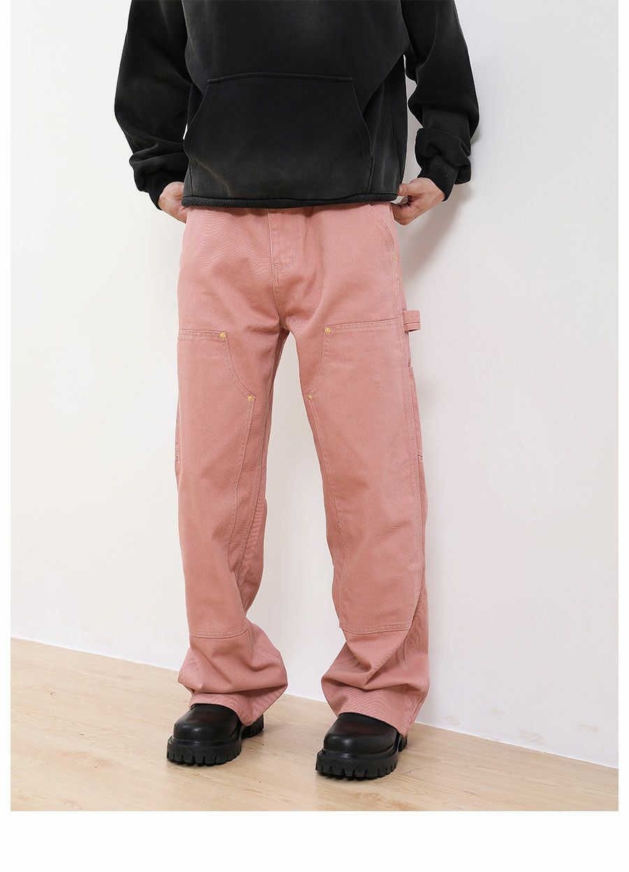 double knee skate hiphop carpenter pants
