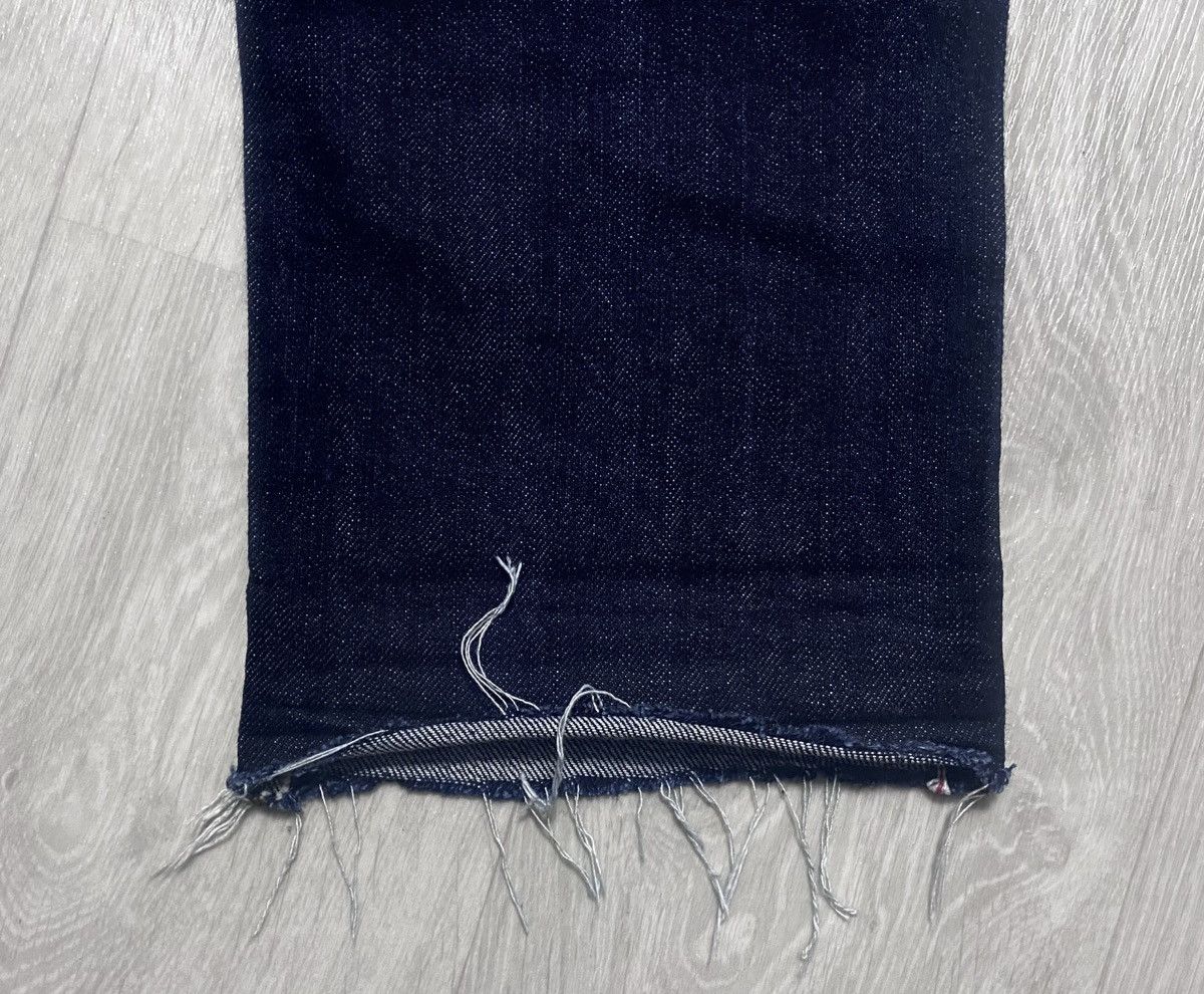 YMC YMC You Must Create Red Selvage Denim Cropped Faded Jeans Size US 29 - 11 Thumbnail