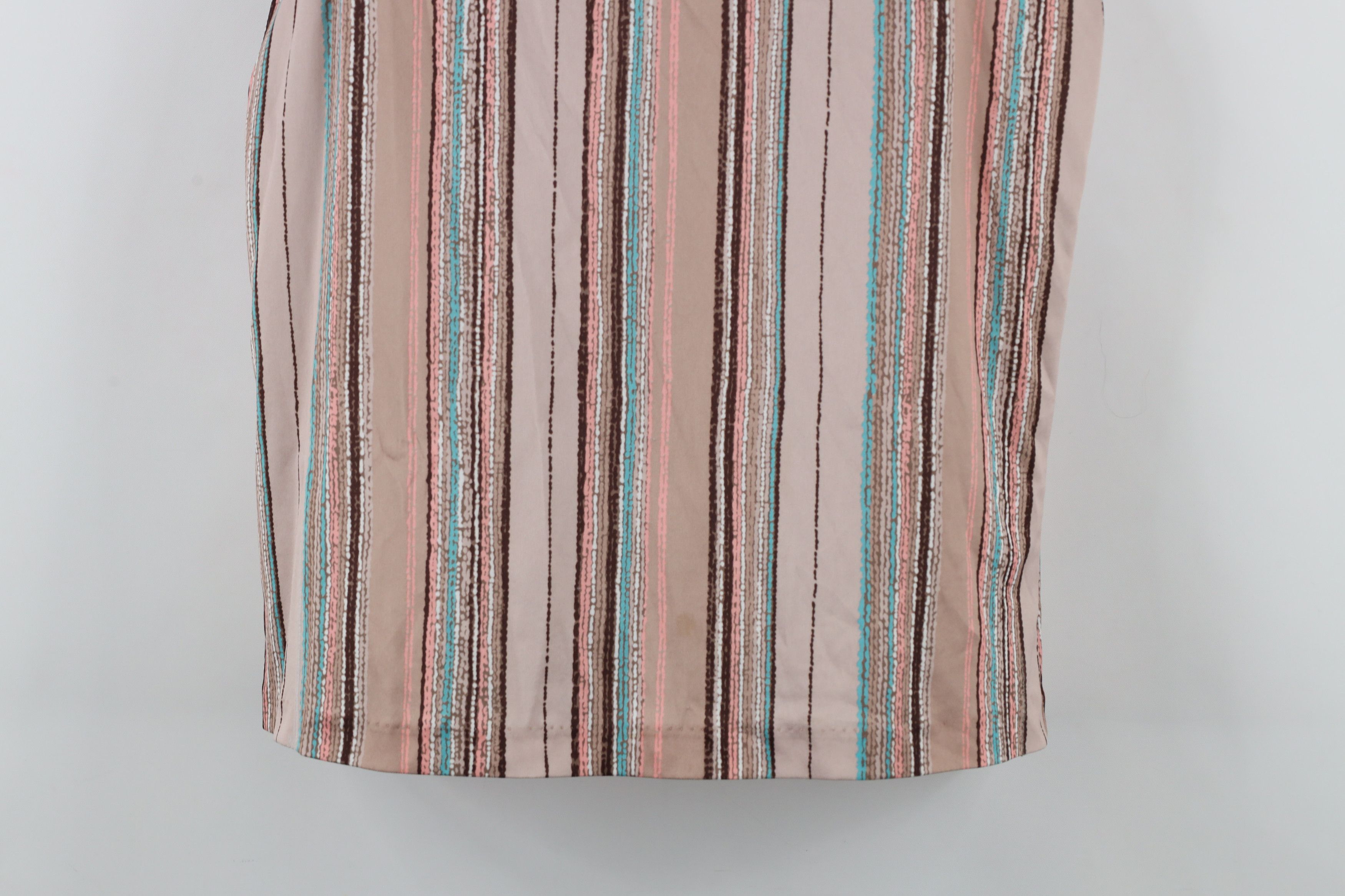 Vintage Vintage 70s Streetwear Striped Knit Tank Top T-Shirt USA Size XXL / US 16-18 / IT 52-54 - 3 Thumbnail