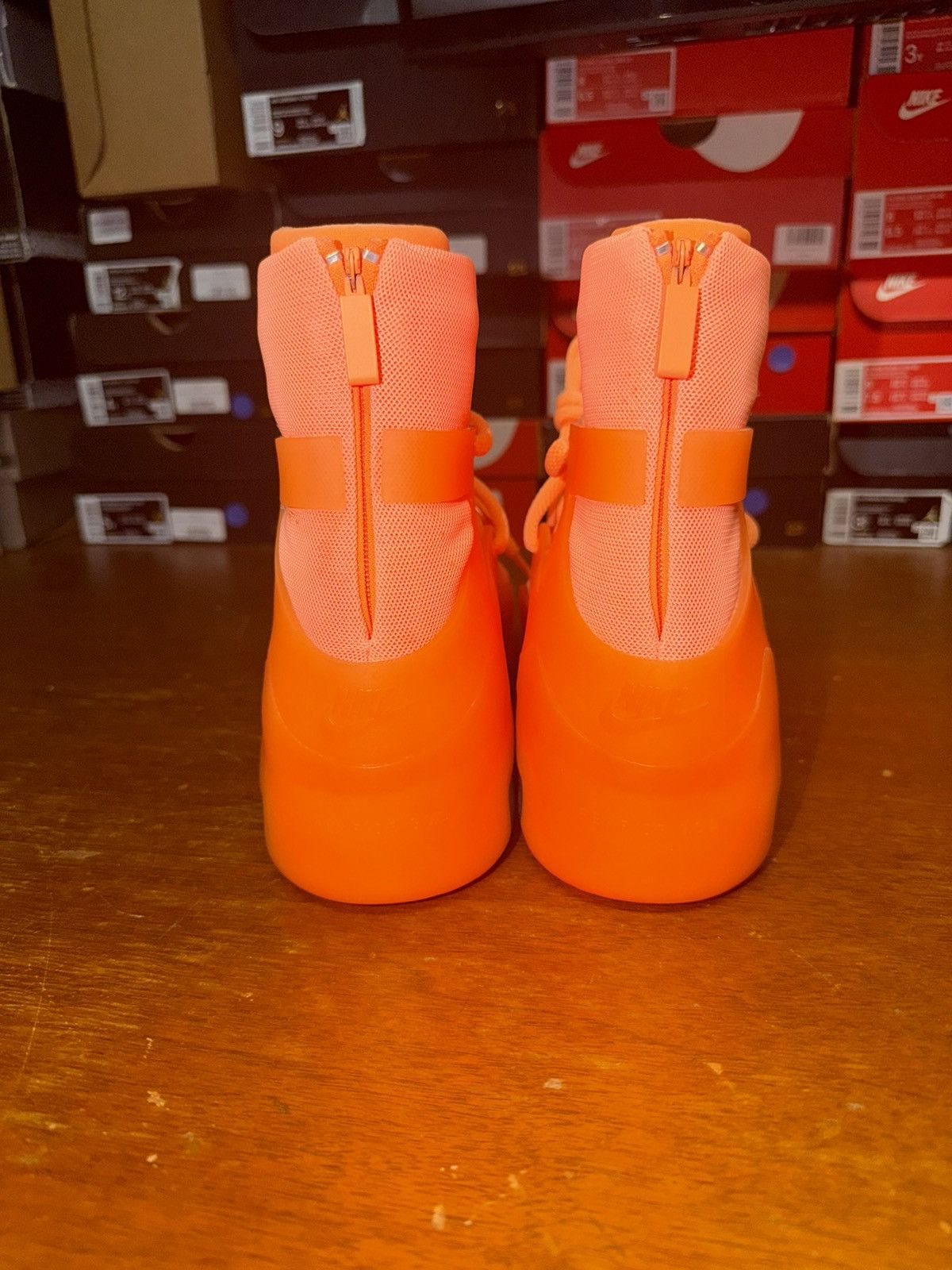 Fear of God × Nike Nike Air Fear Of GOD 1 Orange Pulse size 9 Size US 9 / EU 42 - 6 Thumbnail