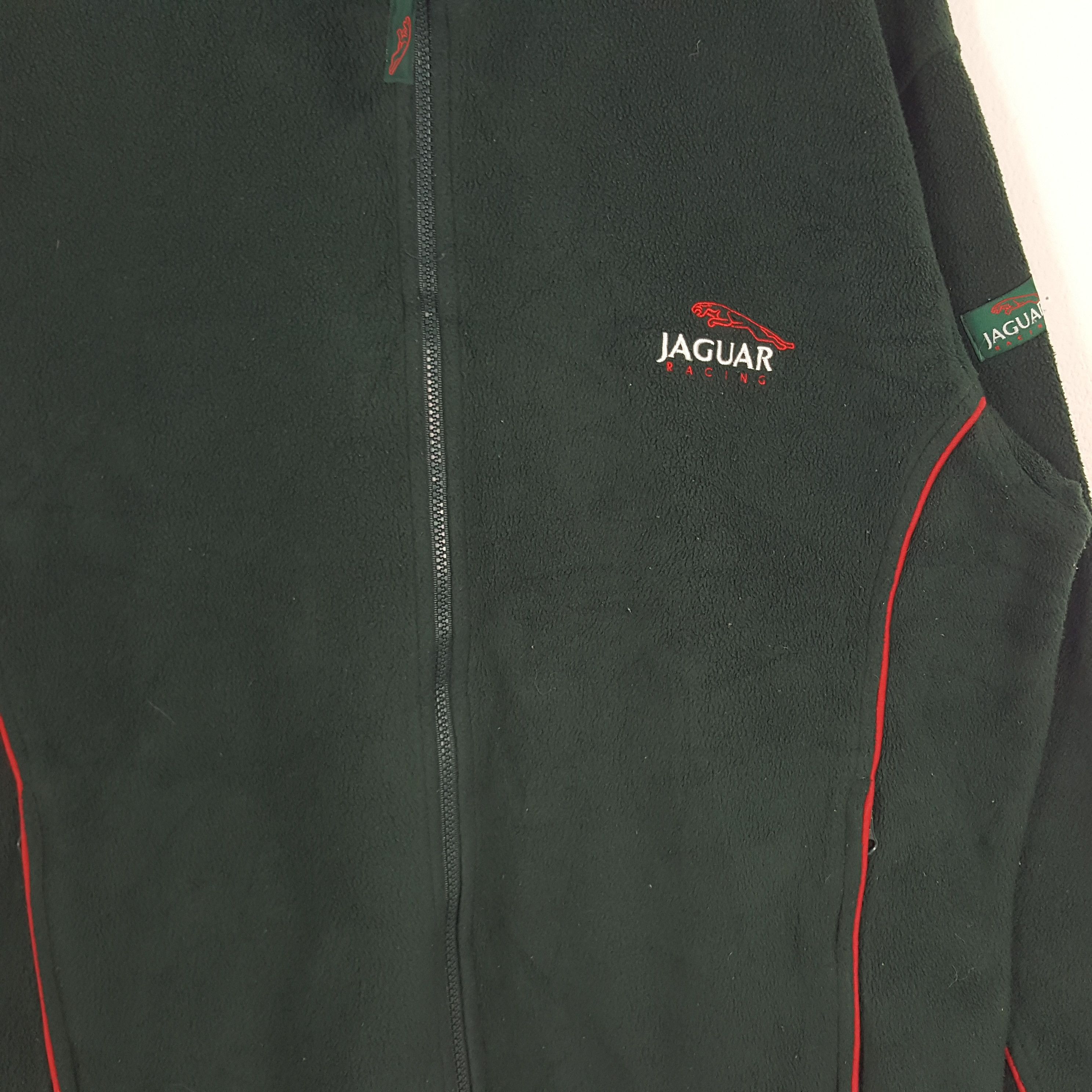 Vintage Jaguar Racing Motorsports Team Fleece Jacket