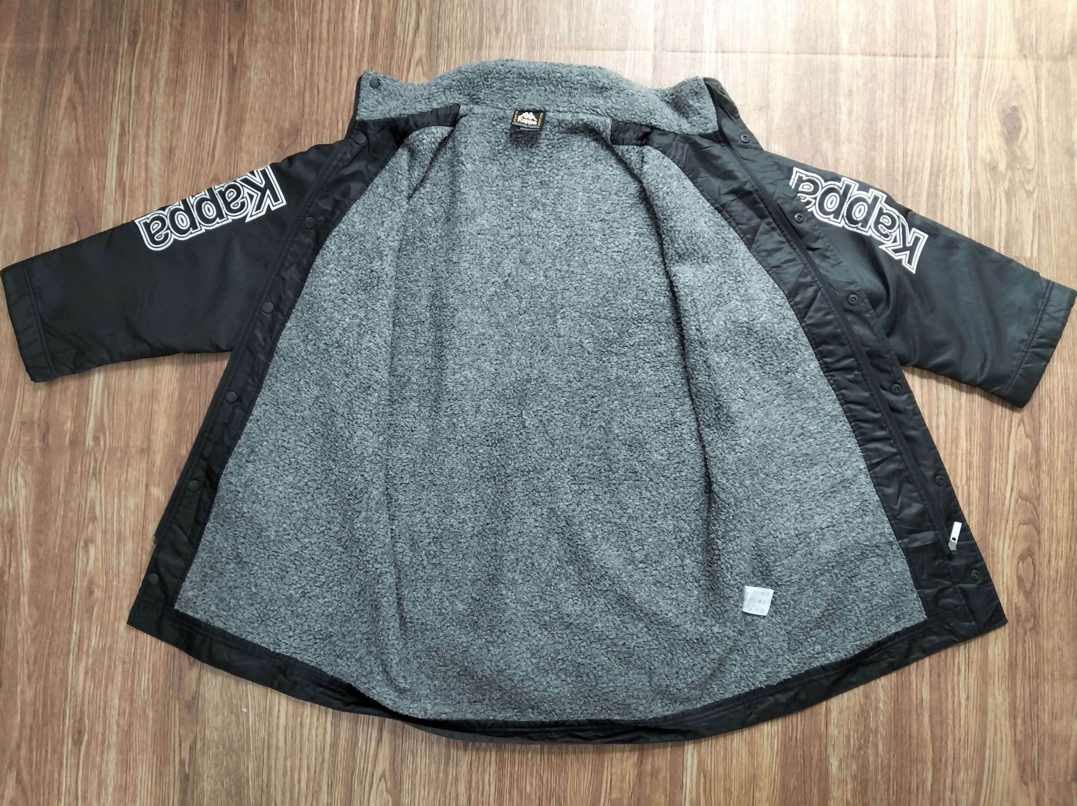 Kappa × Vintage 🔥 90s Kappa Sherpa Lined Big Logo Parka – Vintage 🔥 Size US XL / EU 56 / 4 - 4 Thumbnail