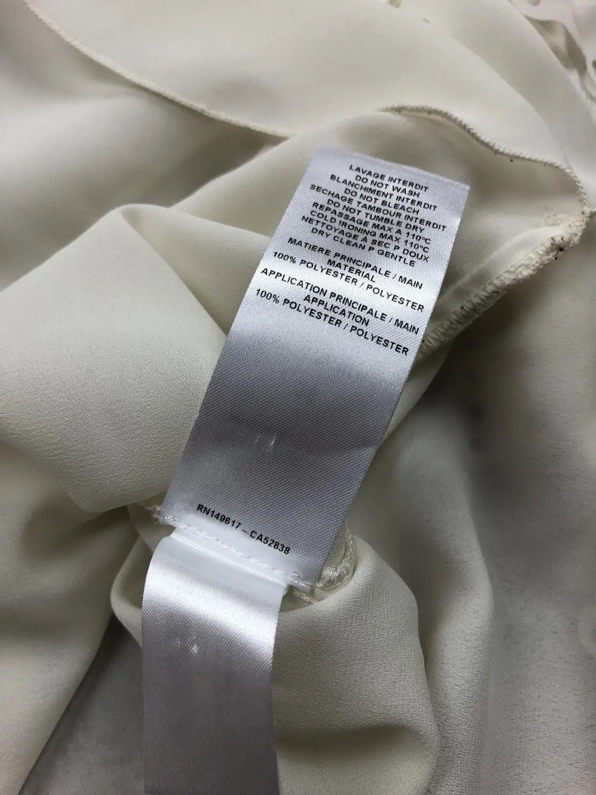 See by Chloe SEE BY CHLOÉ White Avantgarde Vintage Luxury Blouse Y2k Size XS / US 0-2 / IT 36-38 - 8 Thumbnail