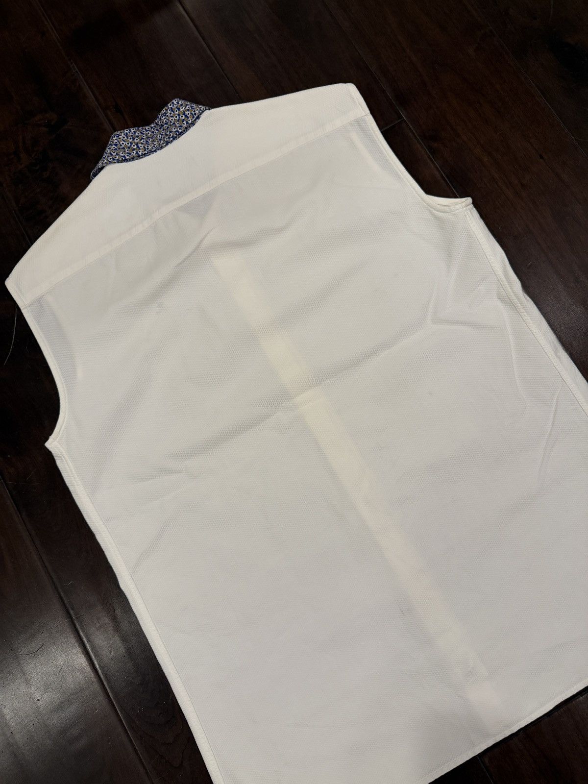 Raf Simons Raf Simons Oversized Sleeveless Shirt With Floral Collar Size US L / EU 52-54 / 3 - 5 Thumbnail
