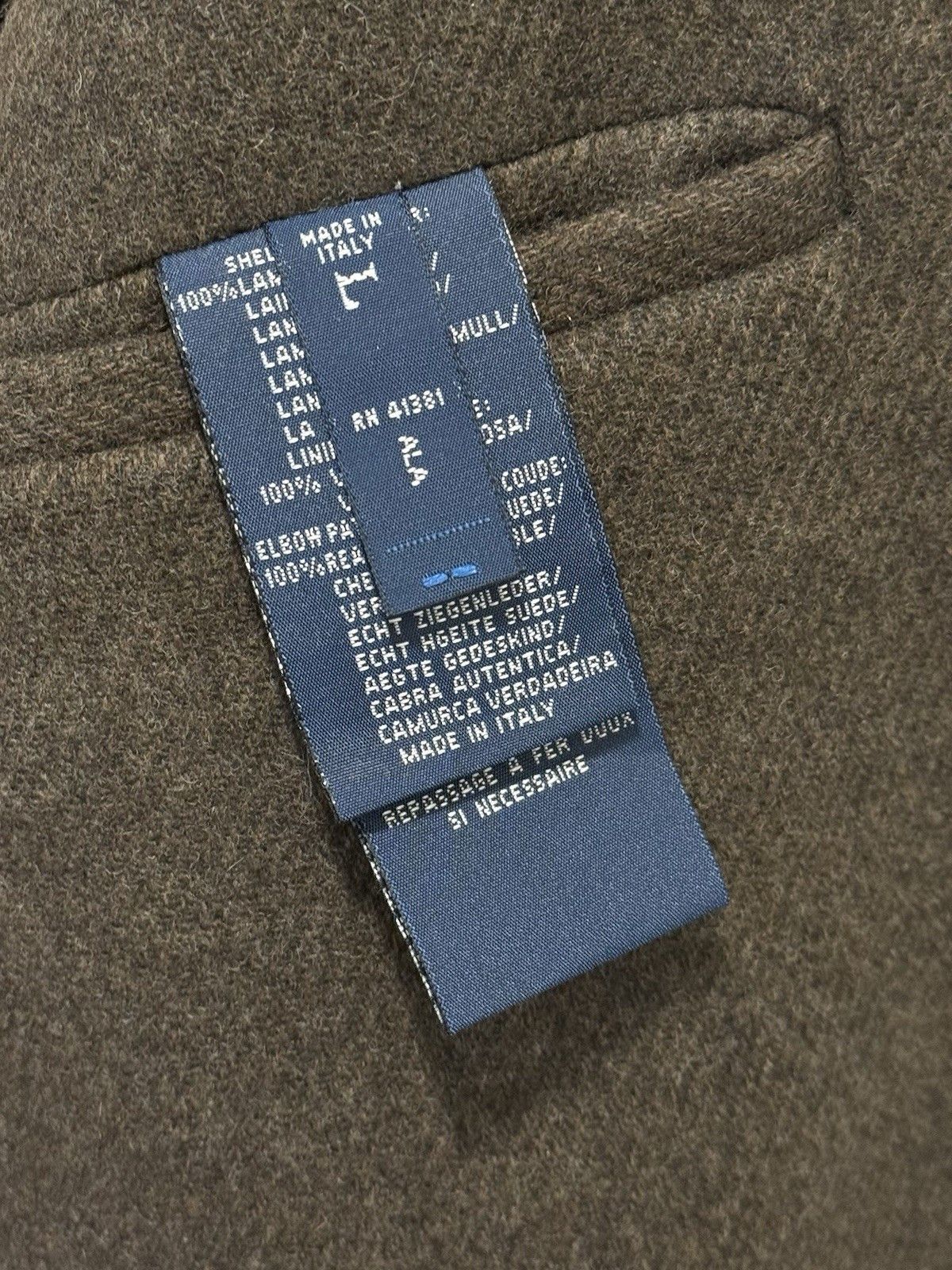 Polo Ralph Lauren Vintage Polo Ralph Lauren Wool Coat Jacket Mens Italy Size US L / EU 52-54 / 3 - 17 Thumbnail
