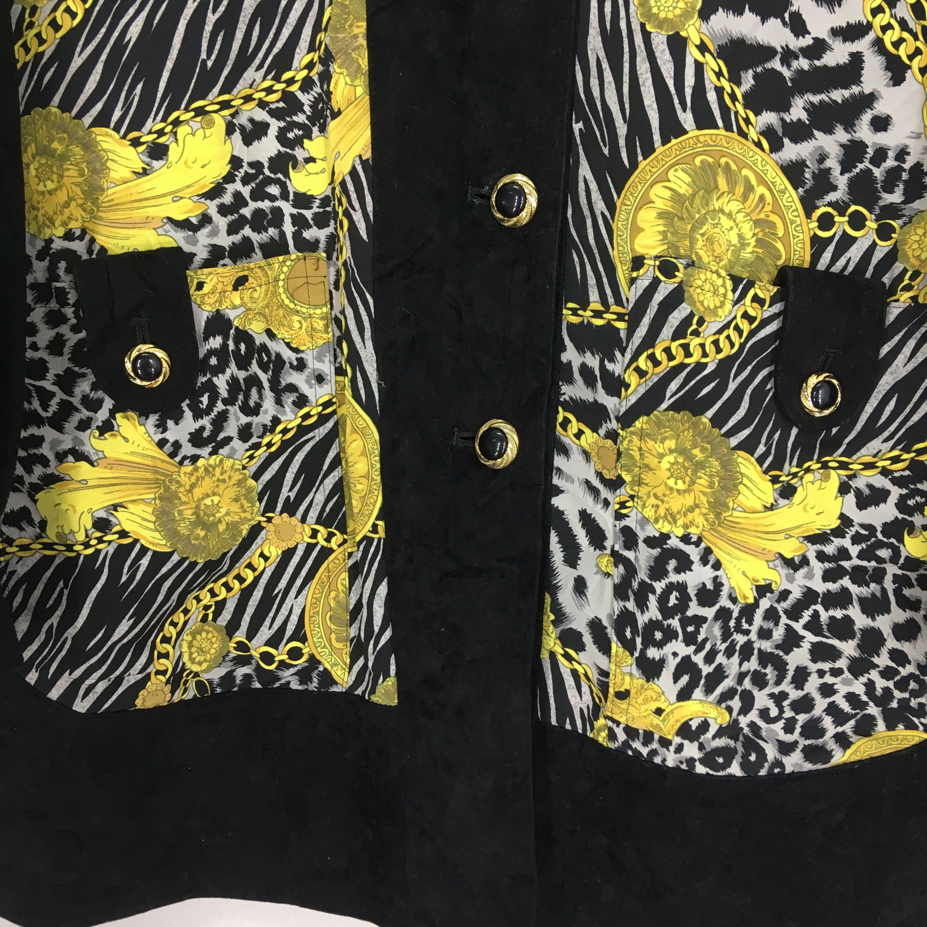 Japanese Brand Vintage 90's Retro Novelty Baroque Casual Gold Chain Luxury Size US L / EU 52-54 / 3 - 4 Thumbnail