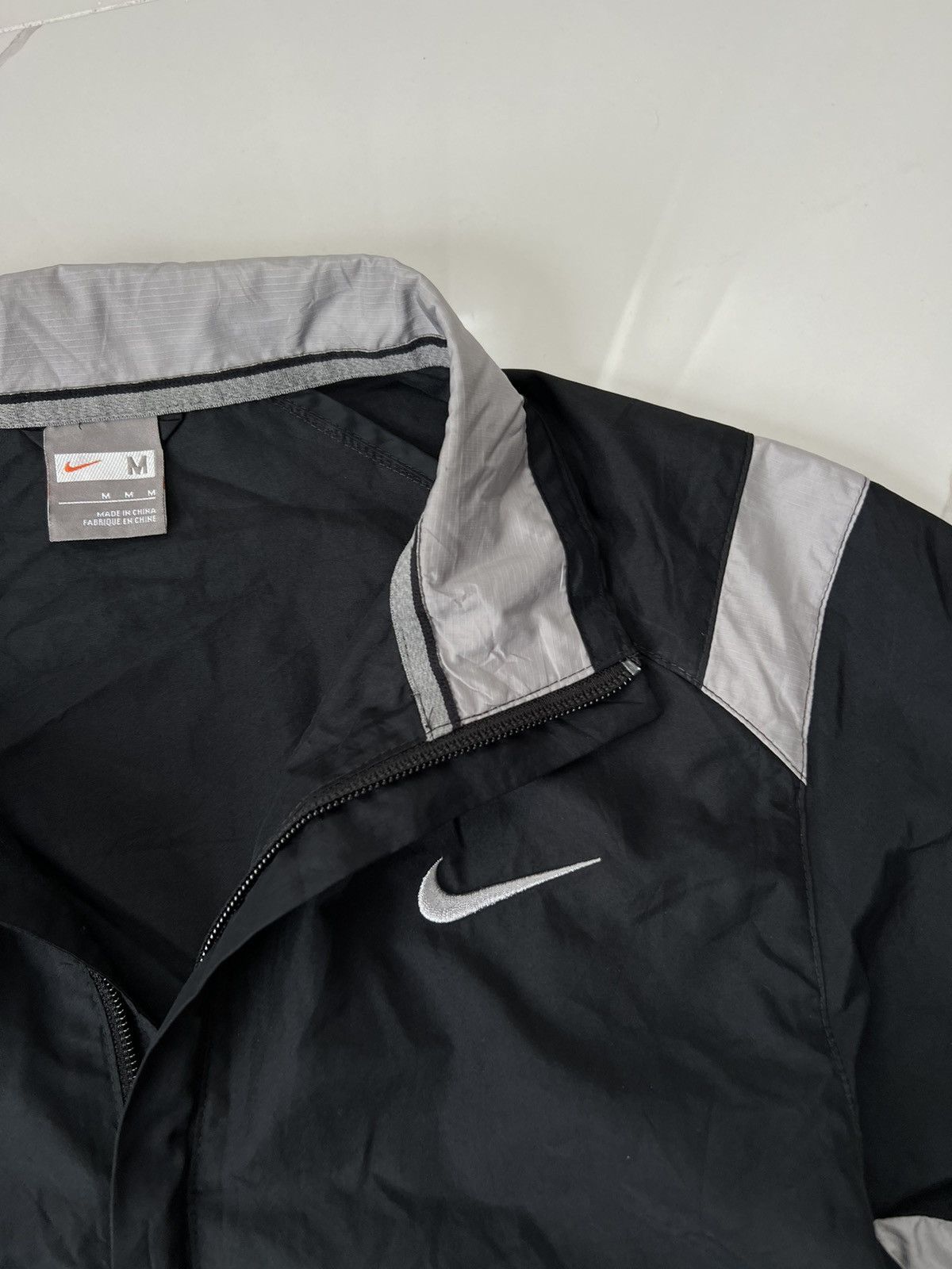 Nike × Vintage 90's NIKE TRACK JACKET Y2K RETRO SWOOSH LOGO RARE Size US M / EU 48-50 / 2 - 5 Thumbnail