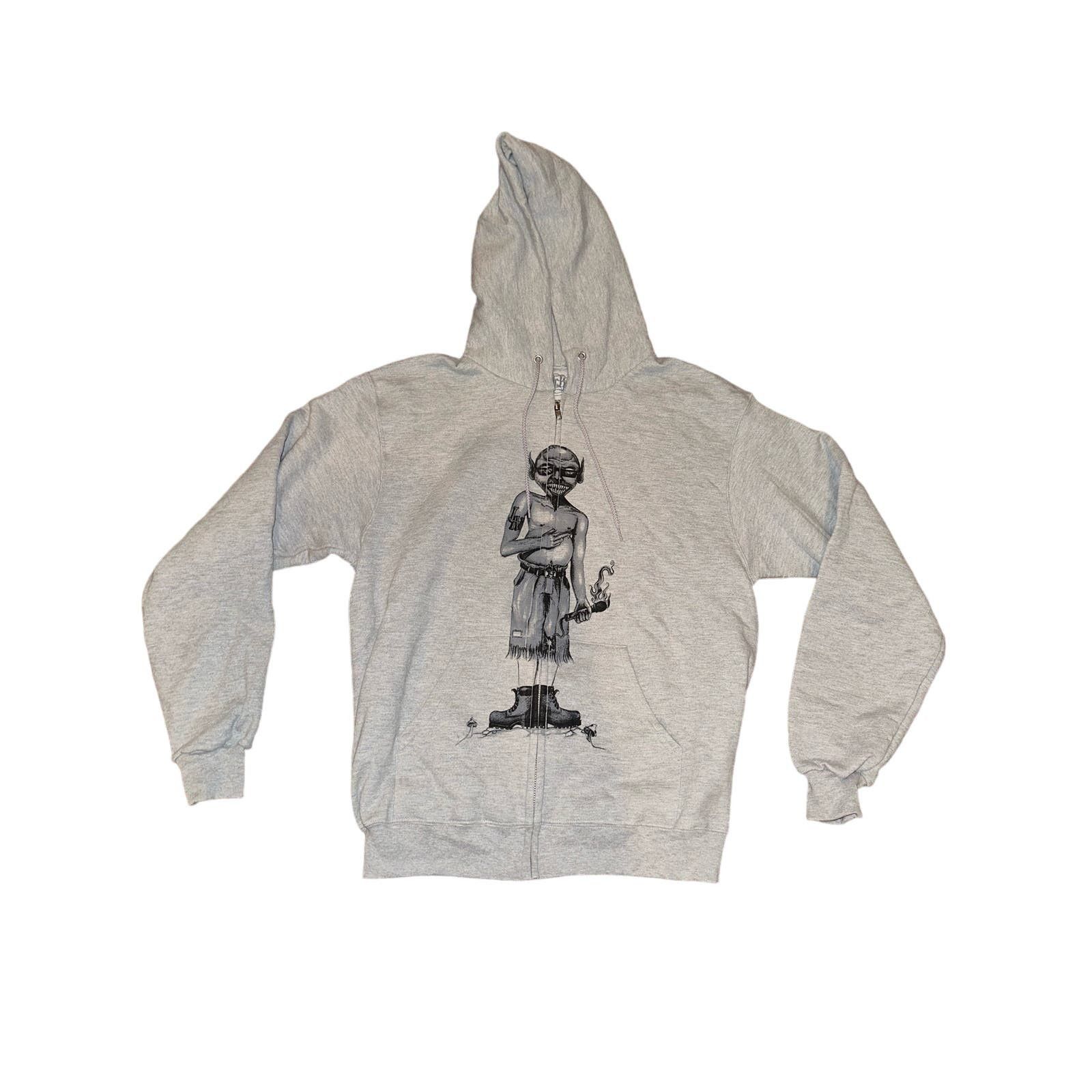 image of Champion Ricky Hil - The Act 5 Tour - Official Tour Hoodie - Medium in Grey, Men's