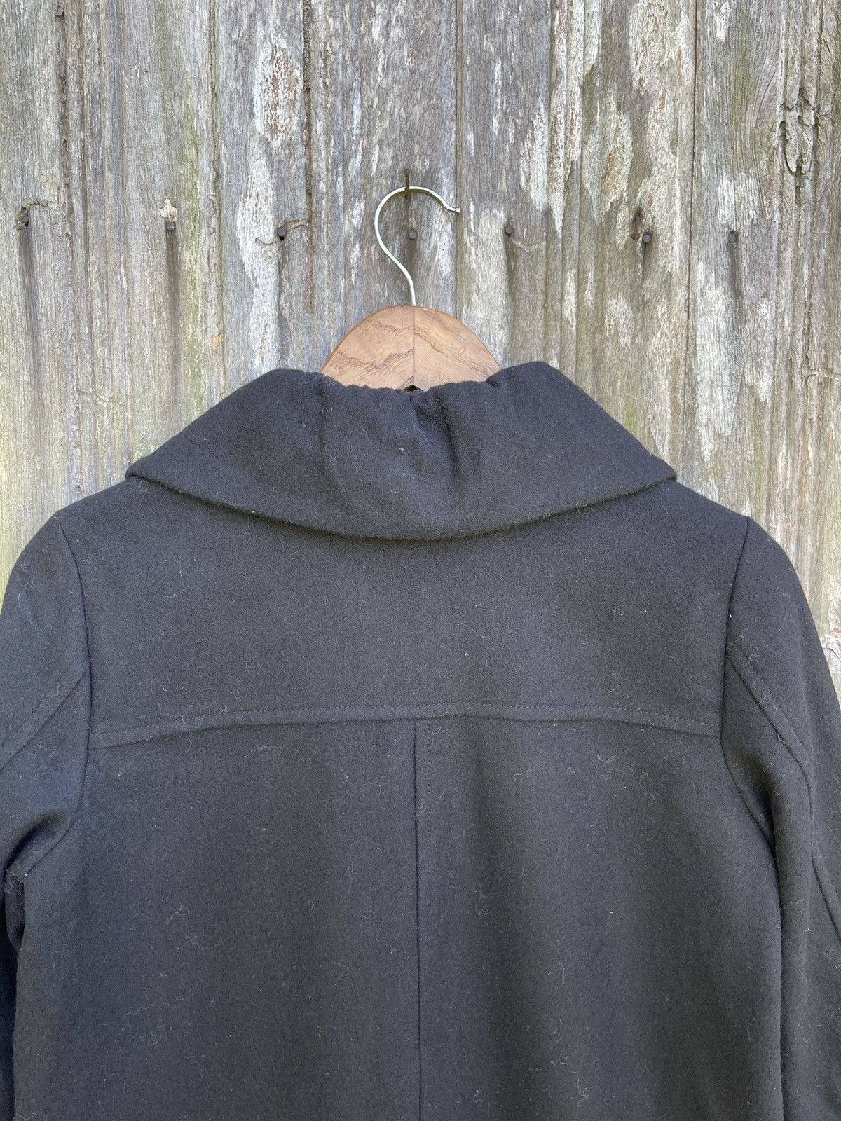Designer II MK Mikhel Klein Paris Black Wool Blend Coat Size M / US 6-8 / IT 42-44 - 11 Thumbnail
